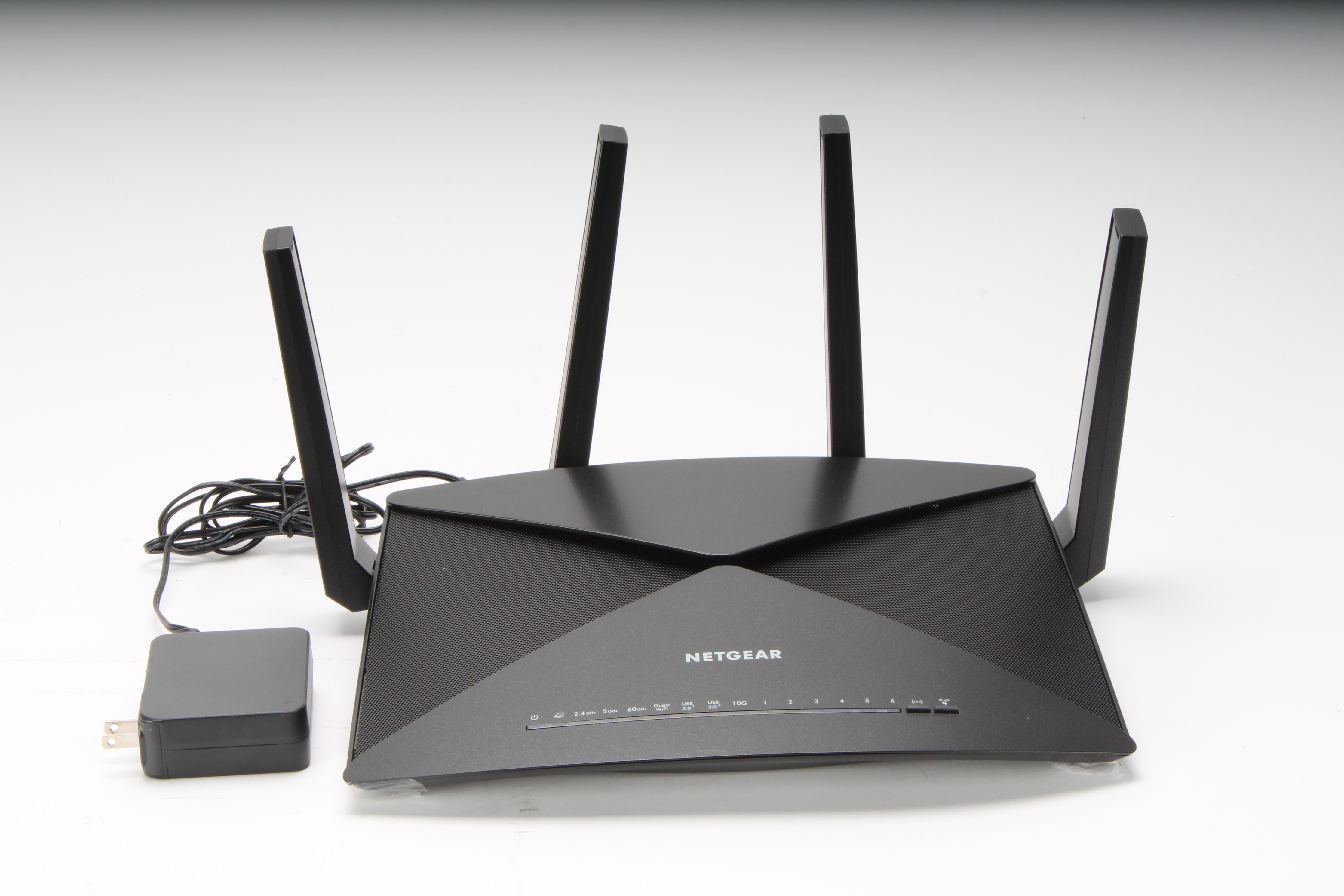 Netgear R9000 Nighthawk X10 AD7200 WiFi Router W/4x Antenna, Power Sup ...