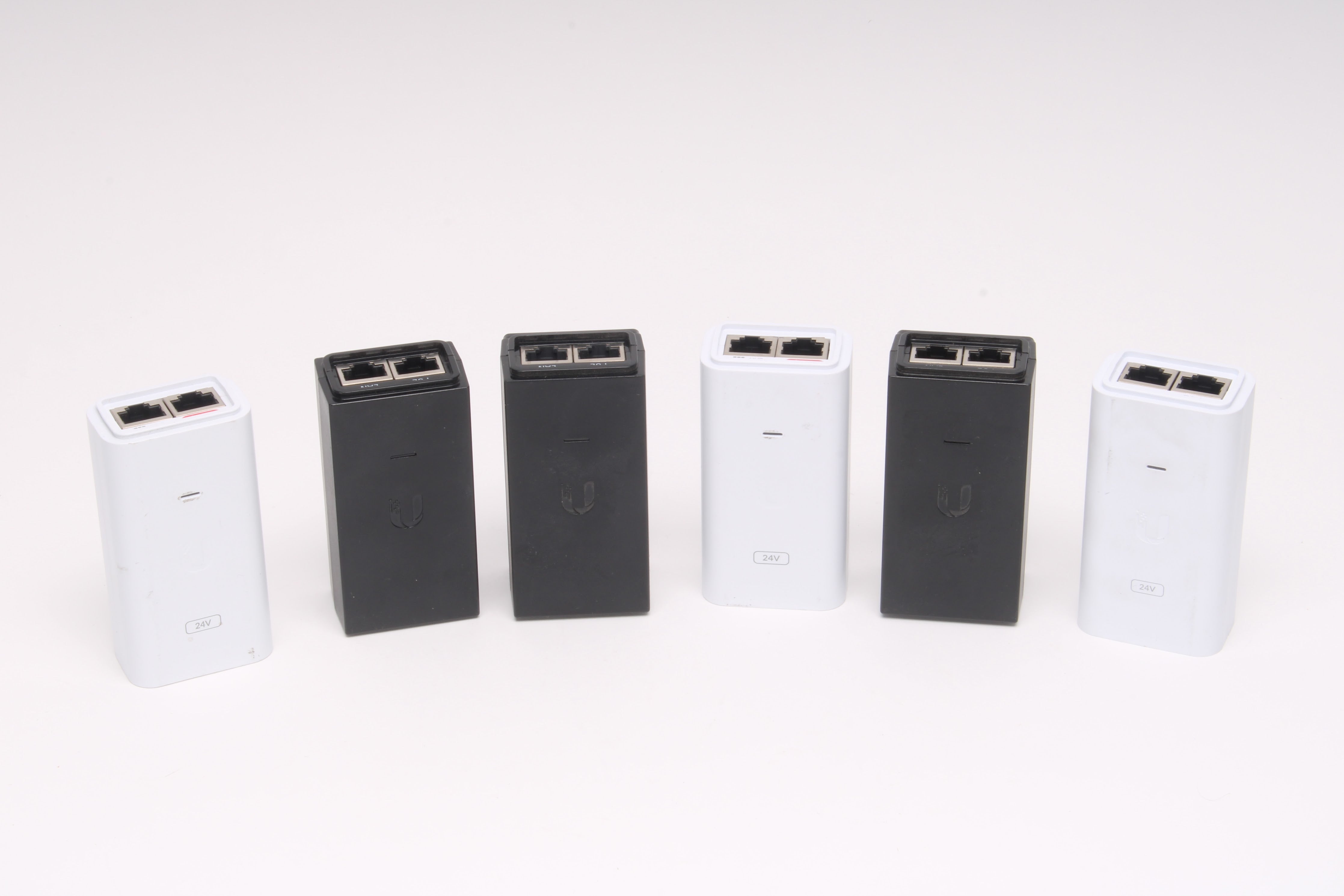 Ubiquiti GP-A240-050G PoE Injector Adapters Lot of 6 With 2x Mounts ...