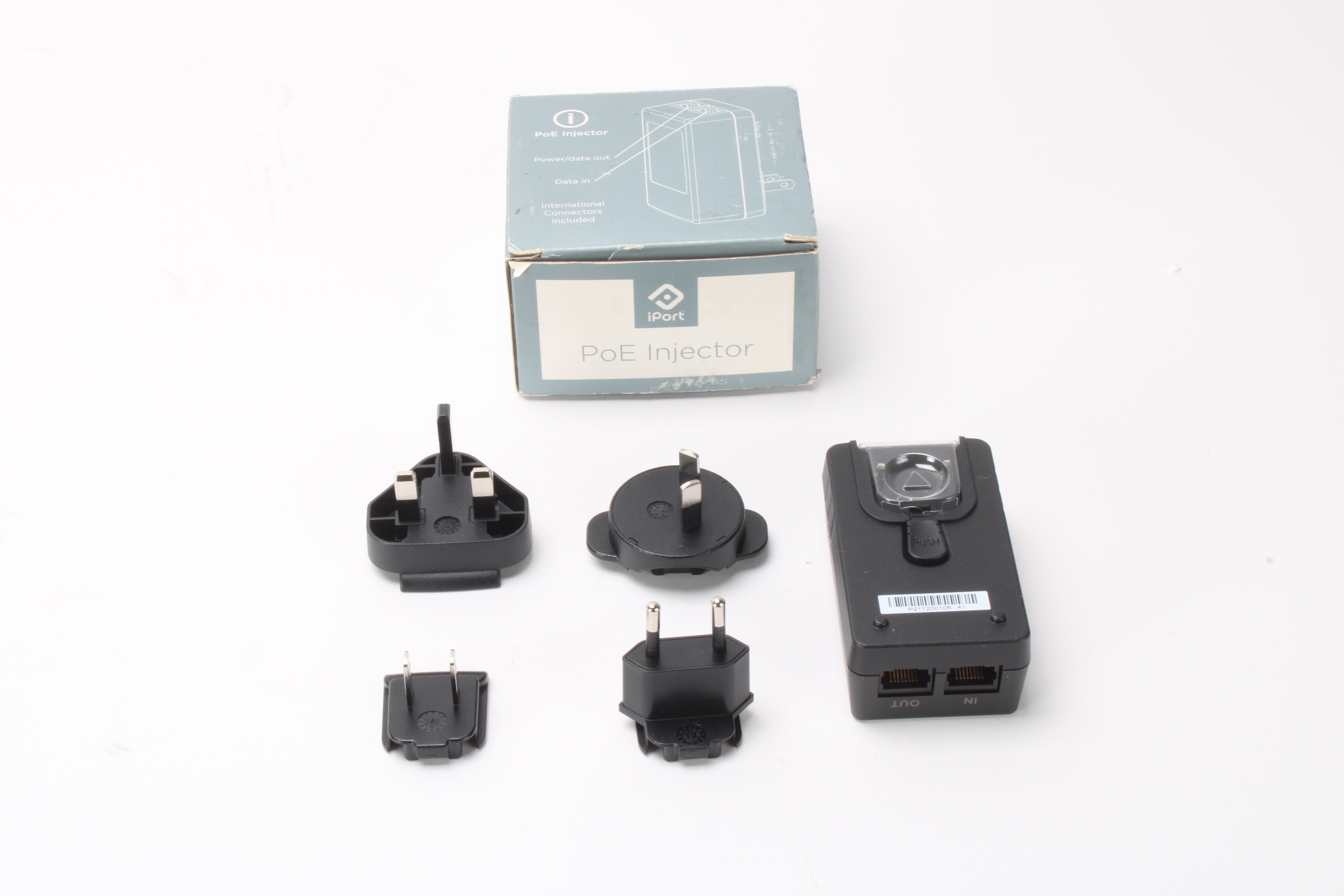 iPort 70719 PoE Injector IEEE 802.3af Power‑Over‑Ethernet Injector -Ne ...