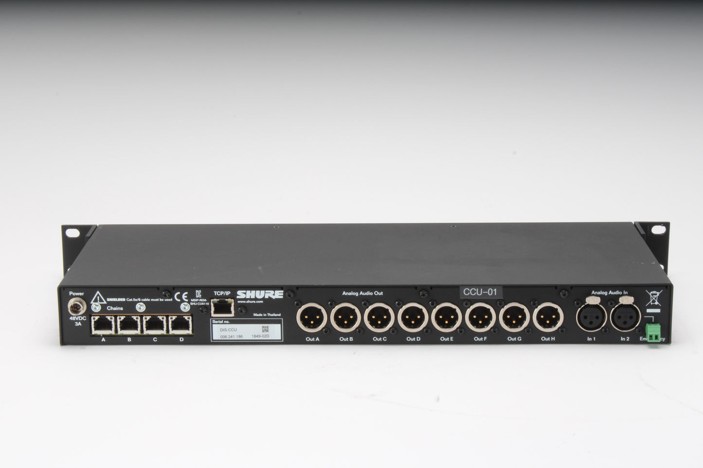 Shure DIS-CCU Central Control Unit With Rack Ears – NTC Tech