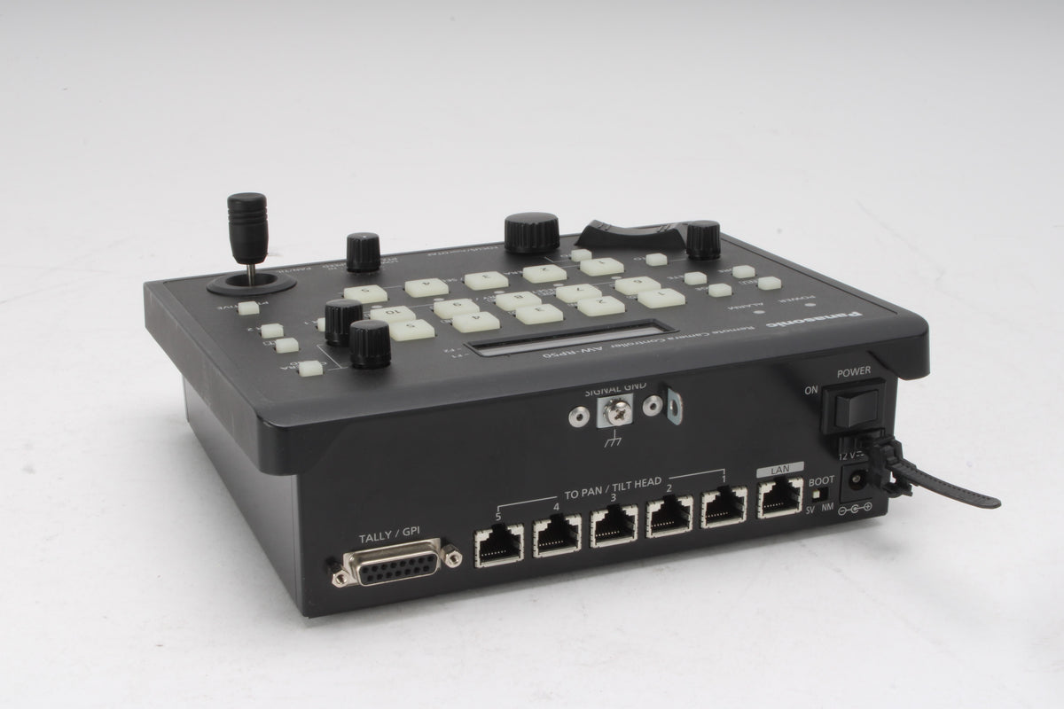 Aw Rp50n Panasonic AW-RP50NJ Compact Remote Camera Controller – NTC Tech