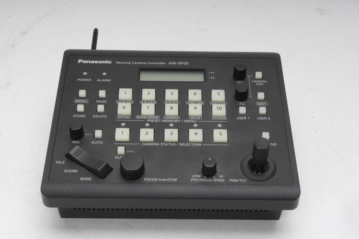 Aw Rp50n Panasonic AW-RP50NJ Compact Remote Camera Controller – NTC Tech