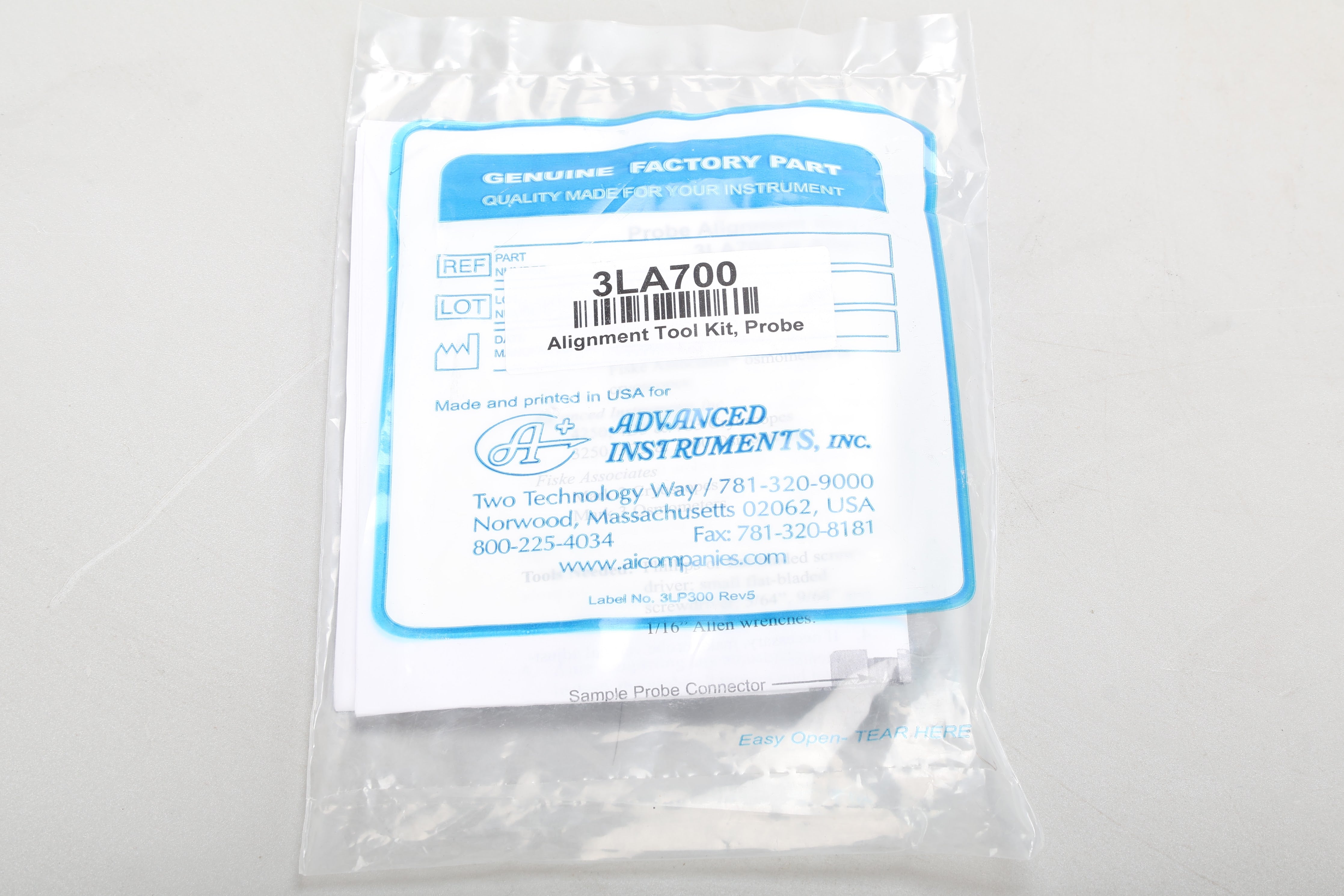Advanced Instruments 3LA700 Probe Alignment Tool - NEW – NTC Tech
