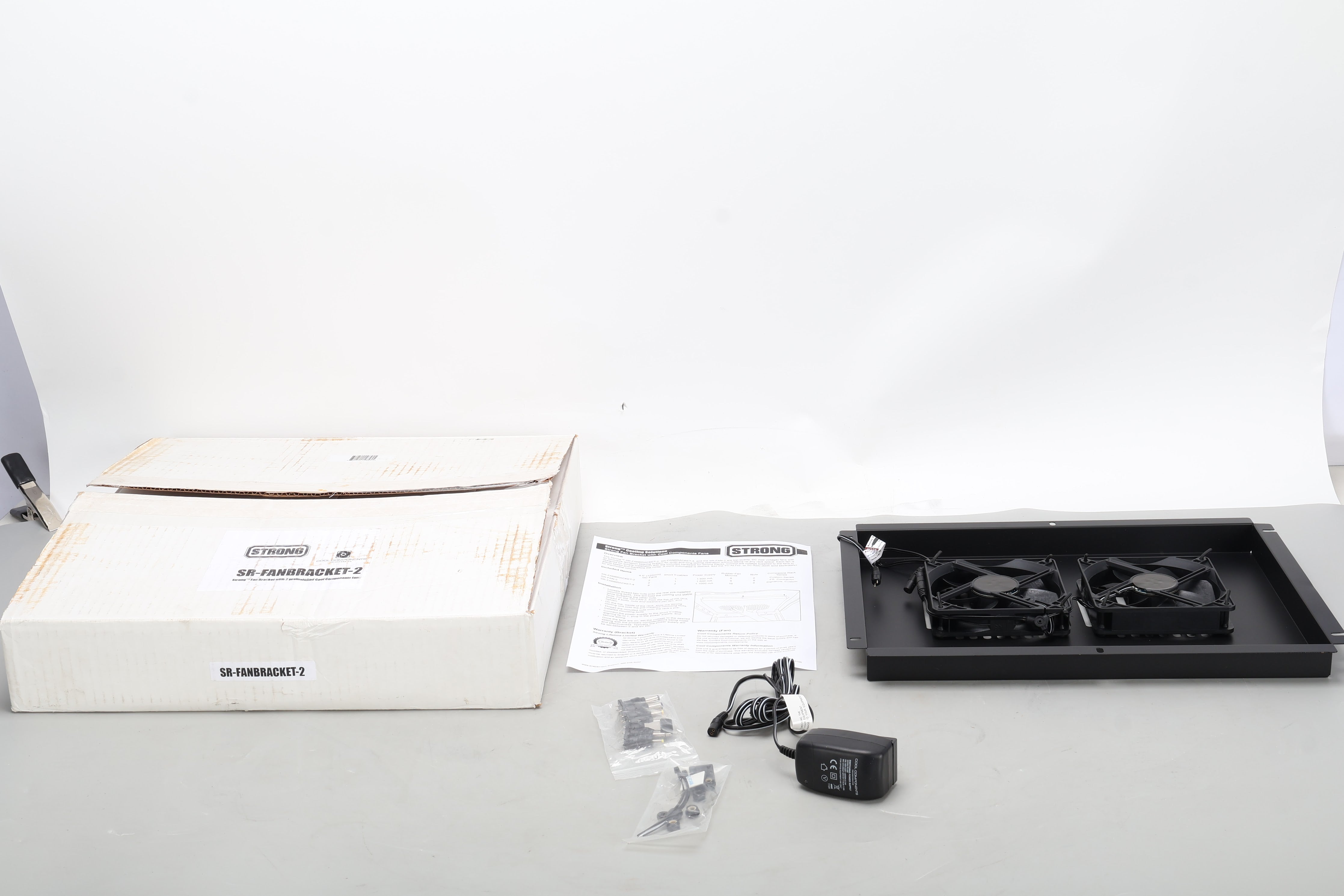 Cool Components Strong SR-FANBRACKET-2 Fan Kit W/ Mounting Bracket, Po ...