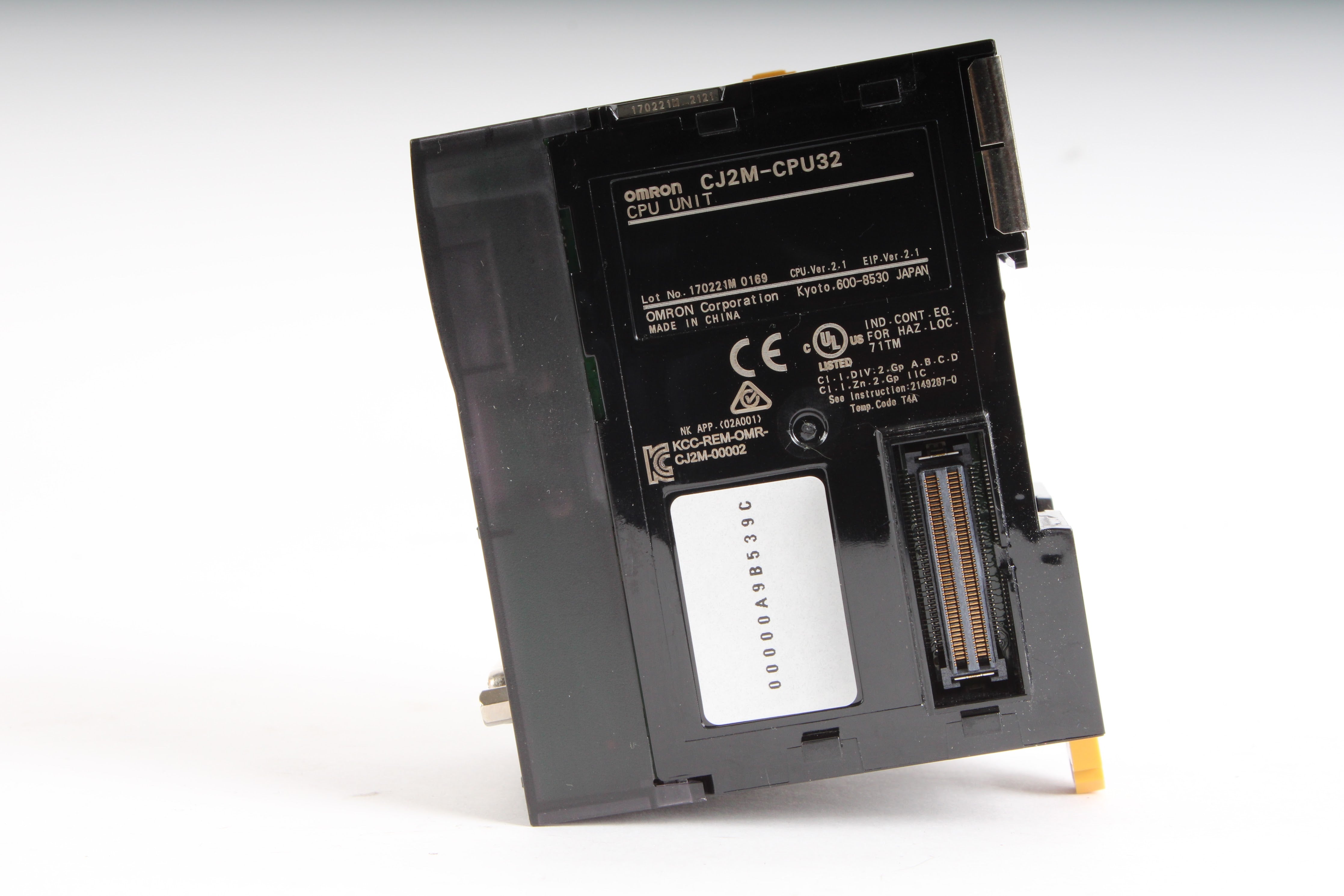 中古美品】オムロンCPUユニット CJ2M-CPU32 CJ2M-CPU32 PLC Module