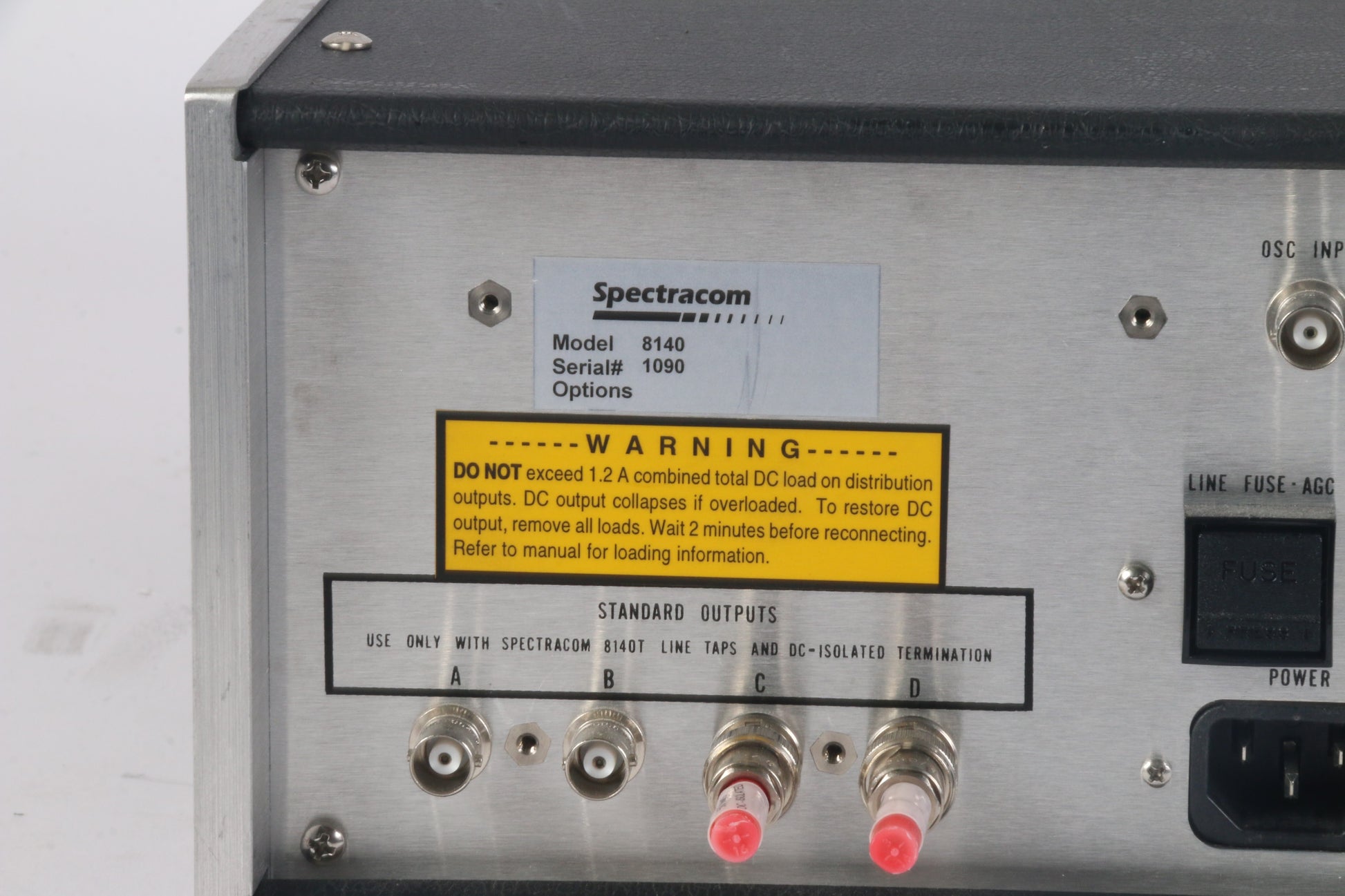 Spectracom Corporation 8140 Frequency Distribution Amplifier - AS IS ...