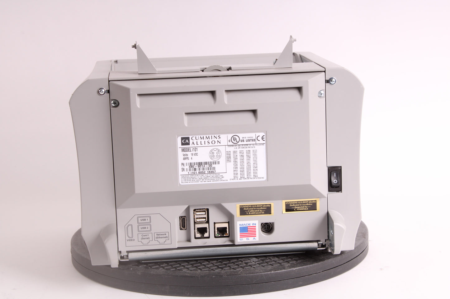 Cummins Allison i101 JetScan IFX i100 Automated Currency Counter 480-9 ...