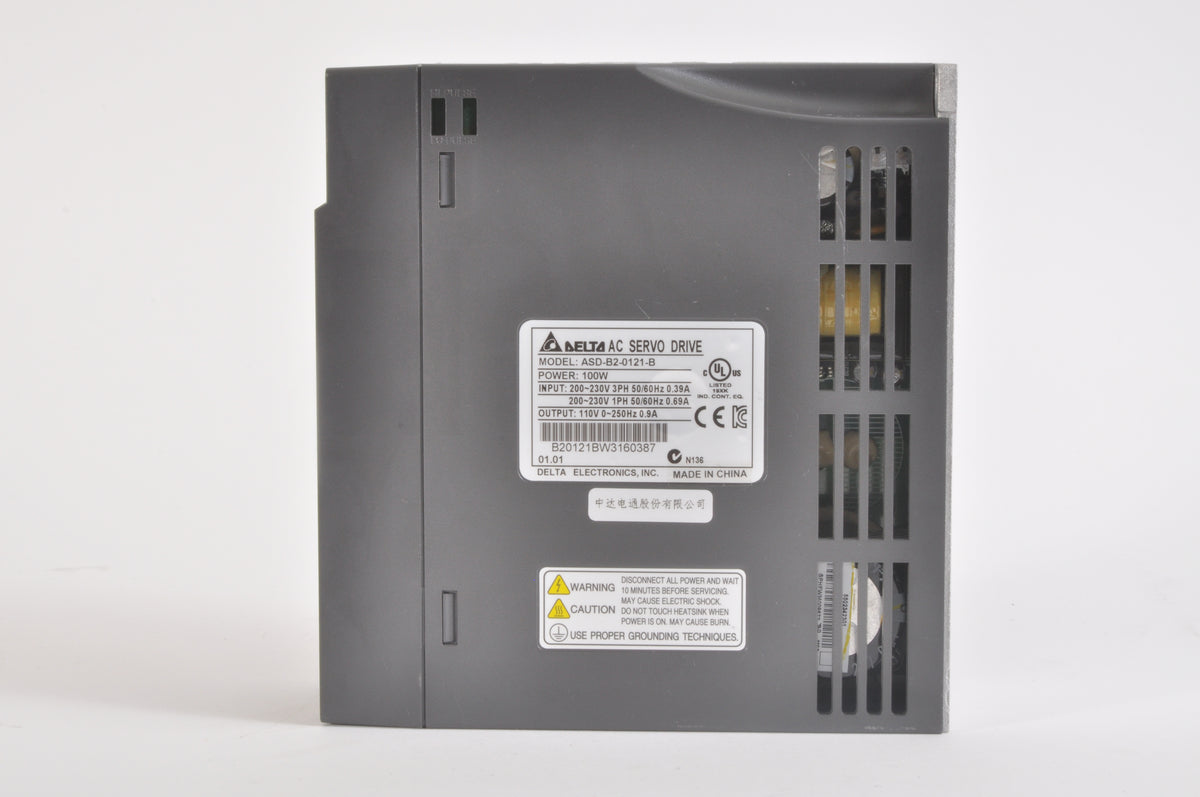 Delta ASD-B2-0121-B AC 220V 100W Servo Drive – NTC Tech