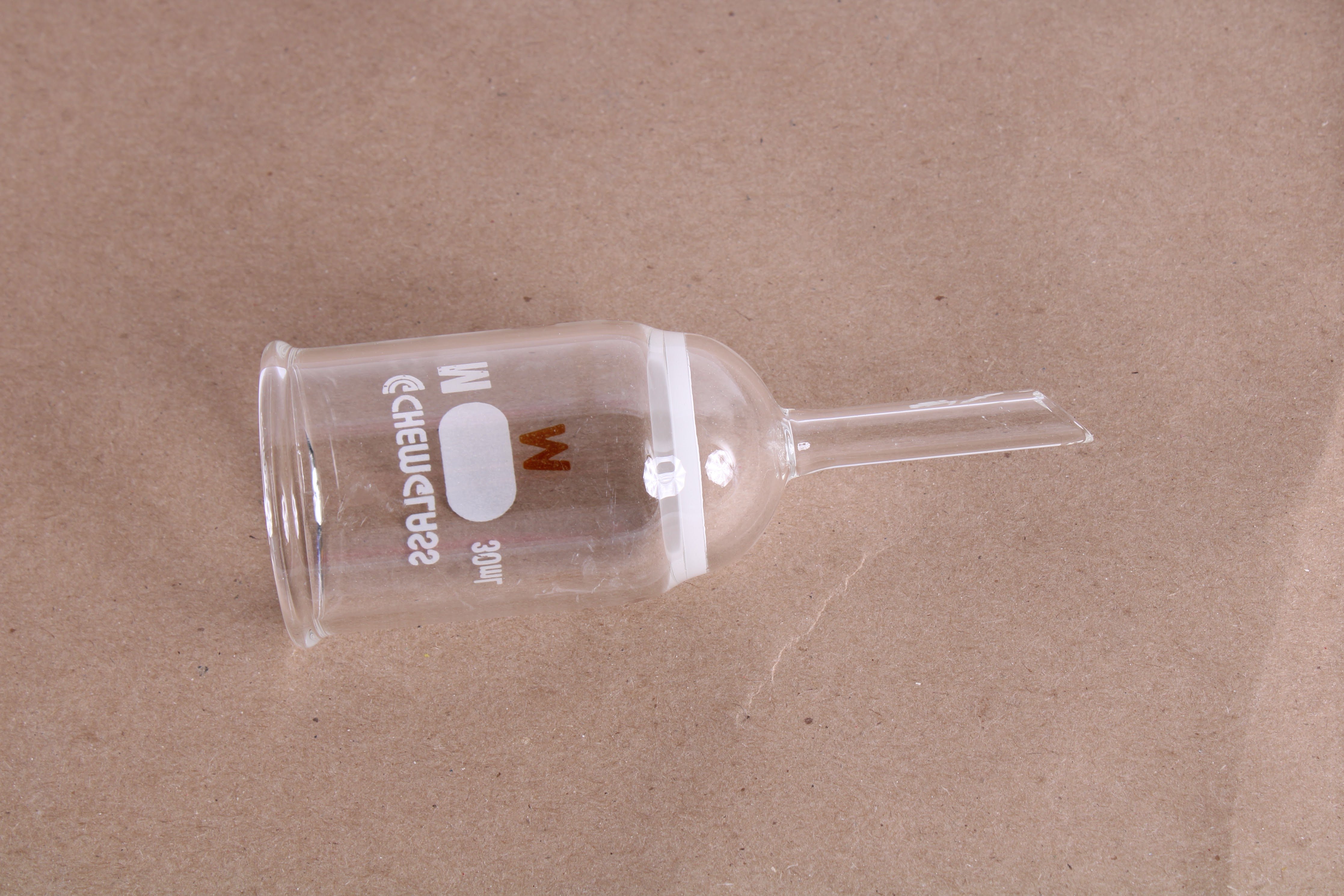 Chemglass 30mL Filter Funnel, Buchner, Medium Frit CG140211 NTC Tech