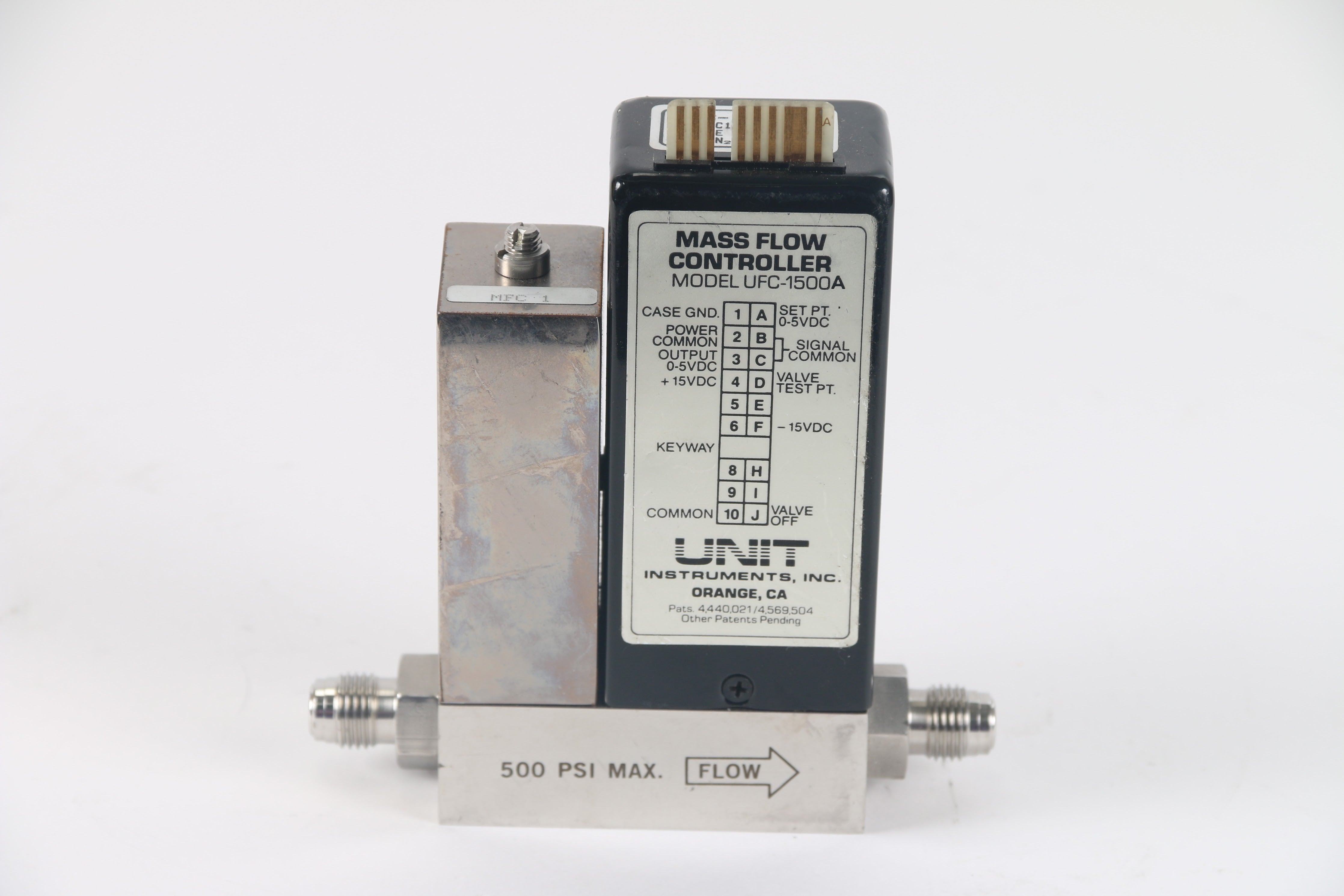 Unit Instruments UFC-1500A Gas: N2 5000 SCCM Mass Flow Controller – NTC ...