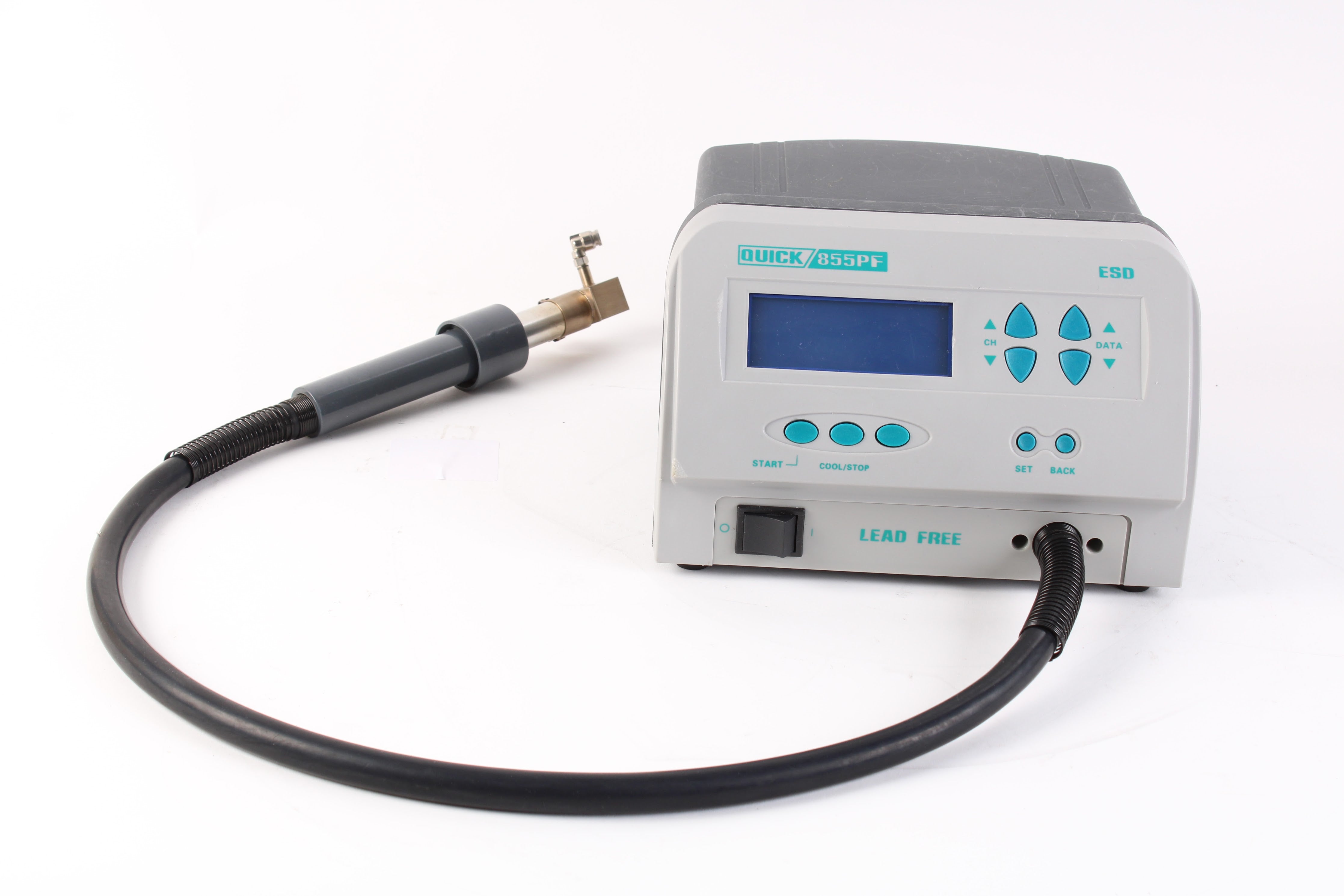 Quick 855PF Hot Air Digital SMT Rework Soldering Station W/ Tips – NTC Tech