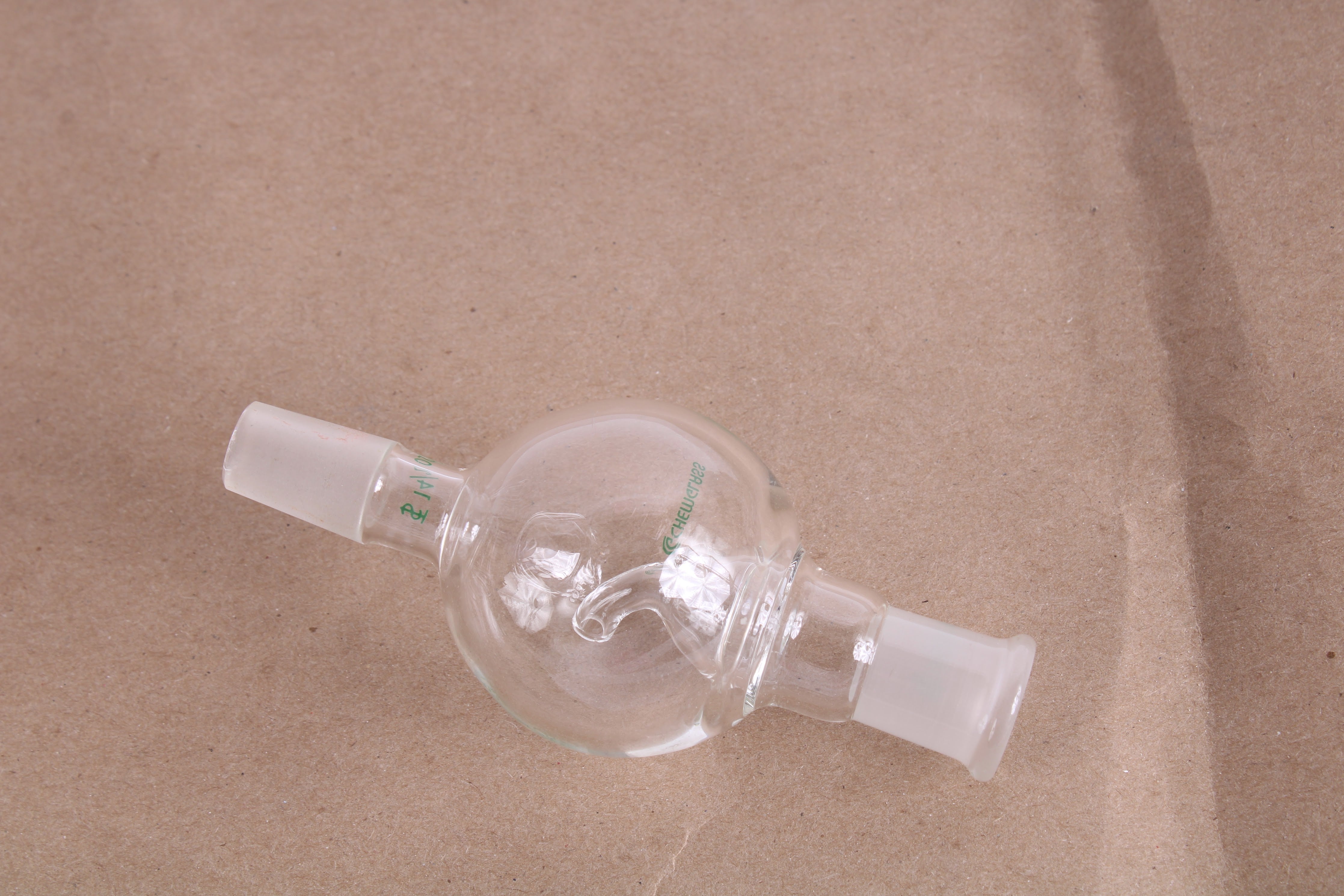 Chemglass Adapter, Distilling Trap, Kjeldahl, 14/20 Joint Size CG1032