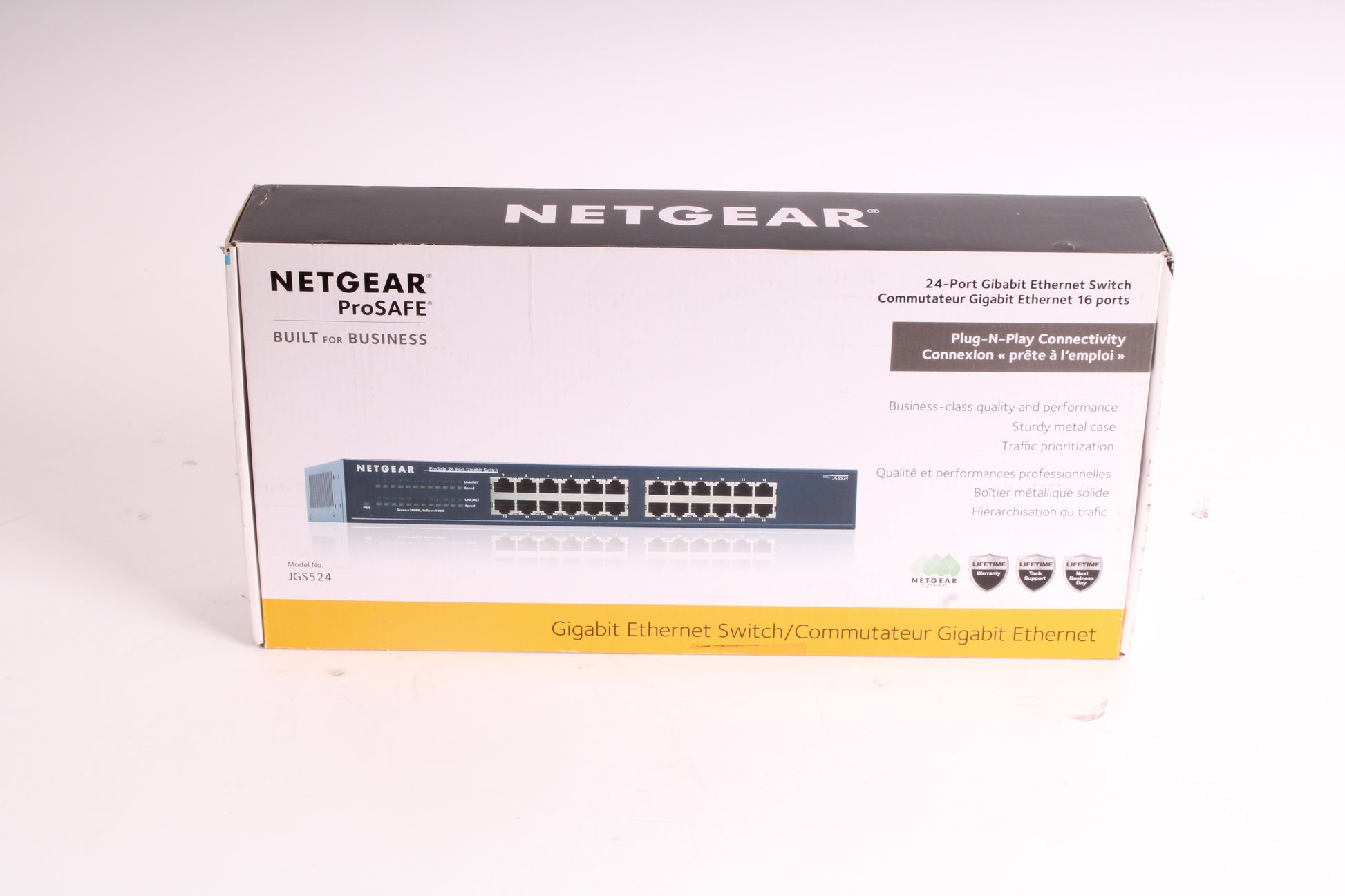 Netgear JGS524 Prosafe 24-Port Gigabit Ethernet Switch - NEW – NTC Tech