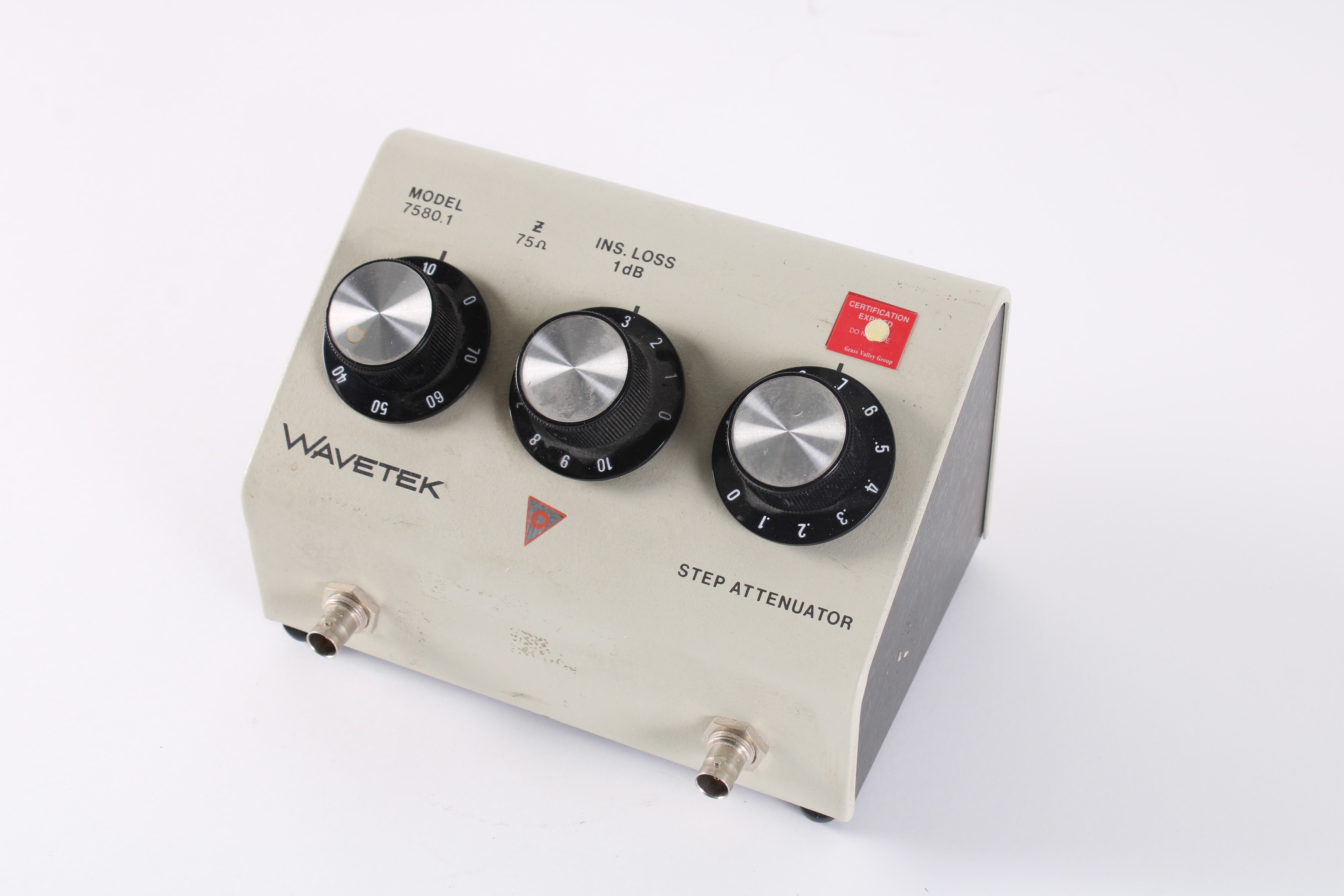 Wavelek Wavetek 7580.1 Step Attenuator 75 OHM – NTC Tech