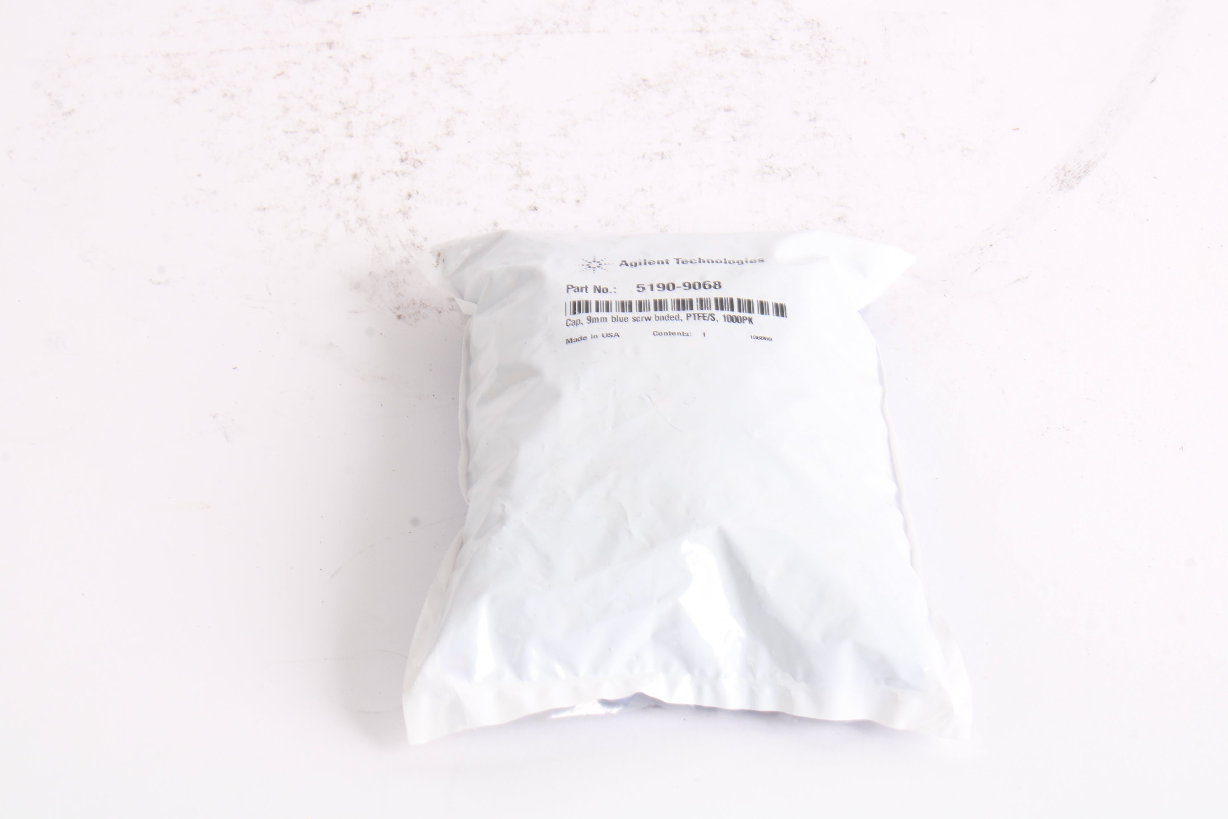 Agilent Technologies 5190-9068 Caps, 9mm Blue Screw Bnded, PTFE/S