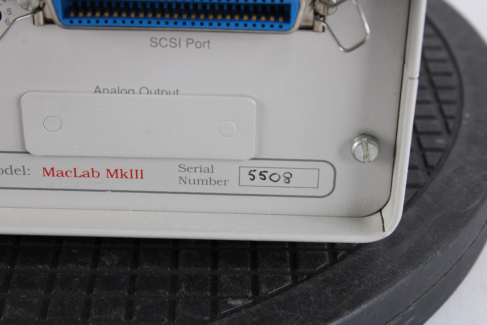 Mac Lab Setup Guide Analog Digital Instruments Maclab/4 Maclab MKIII Recording Unit – NTC Tech