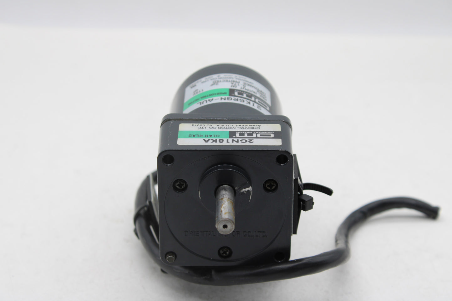 Oriental Motor 21K6RGN-AUL Speed Control Motor W/ 2GN18KA Gear Head – NTC  Tech