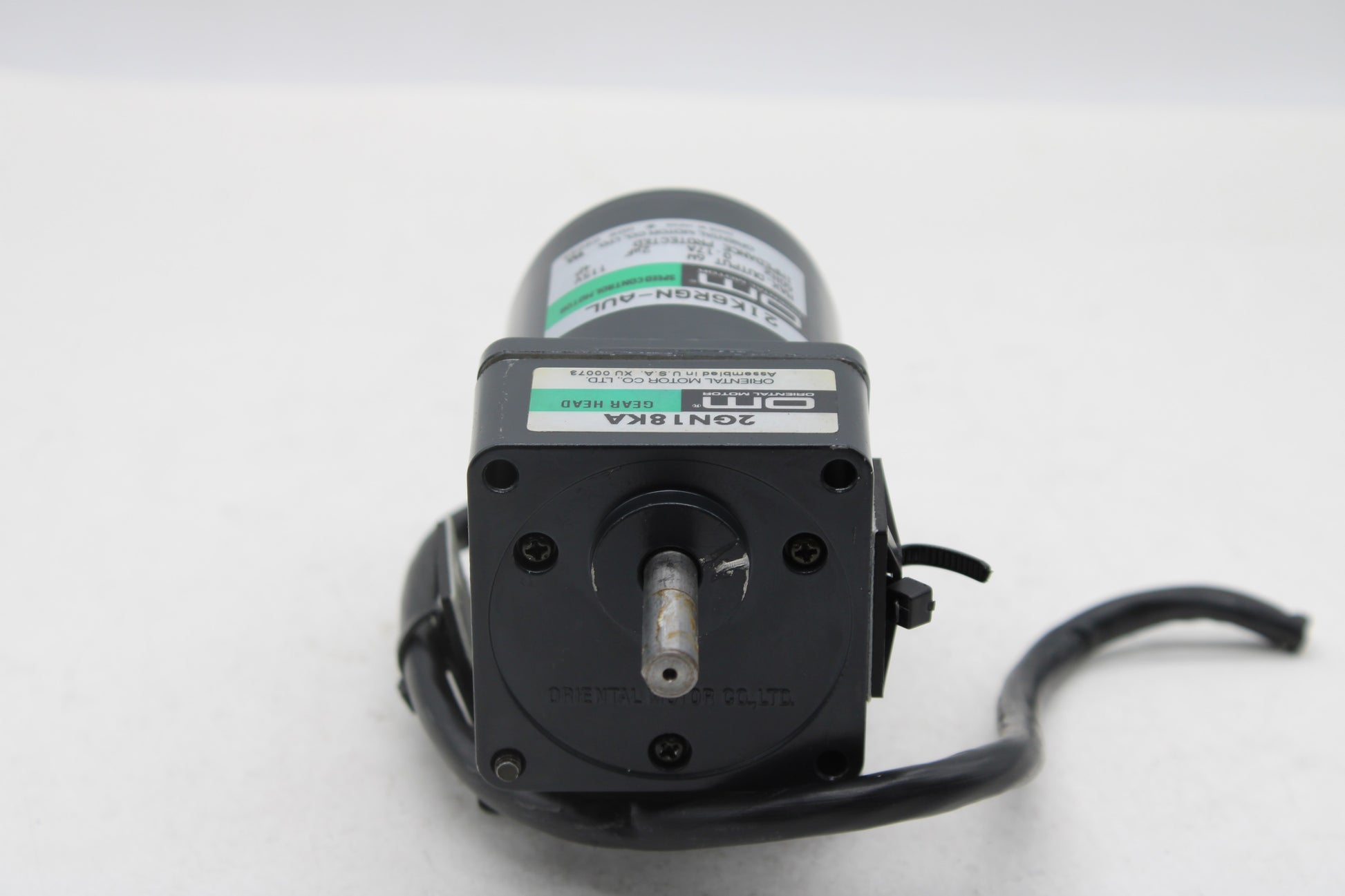 Oriental Motor 21K6RGN-AUL Speed Control Motor W/ 2GN18KA Gear Head – NTC  Tech