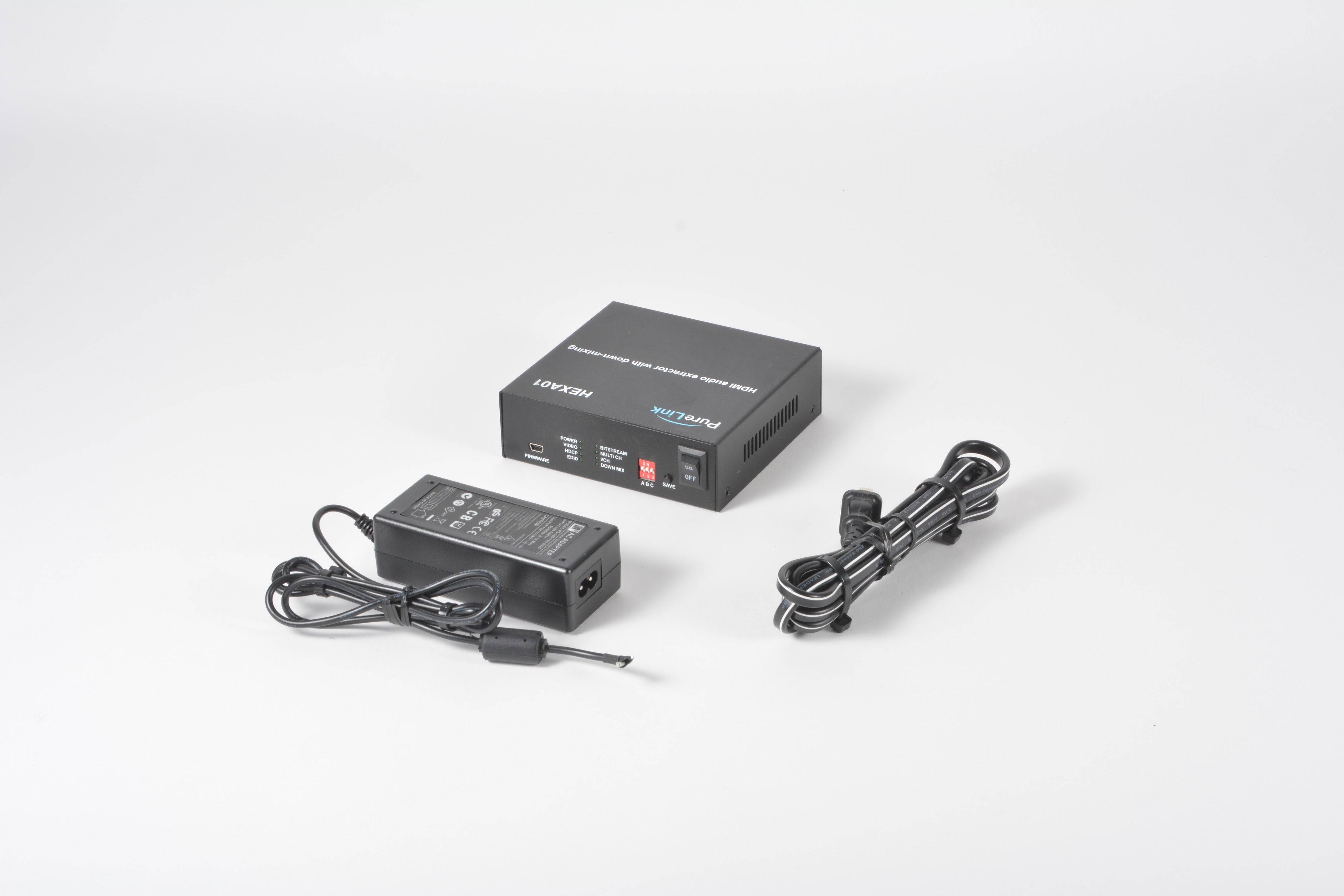 Pure Link HEXA01 HDMI Audio Extractor with Down-Mixing W/ Power Supply ...