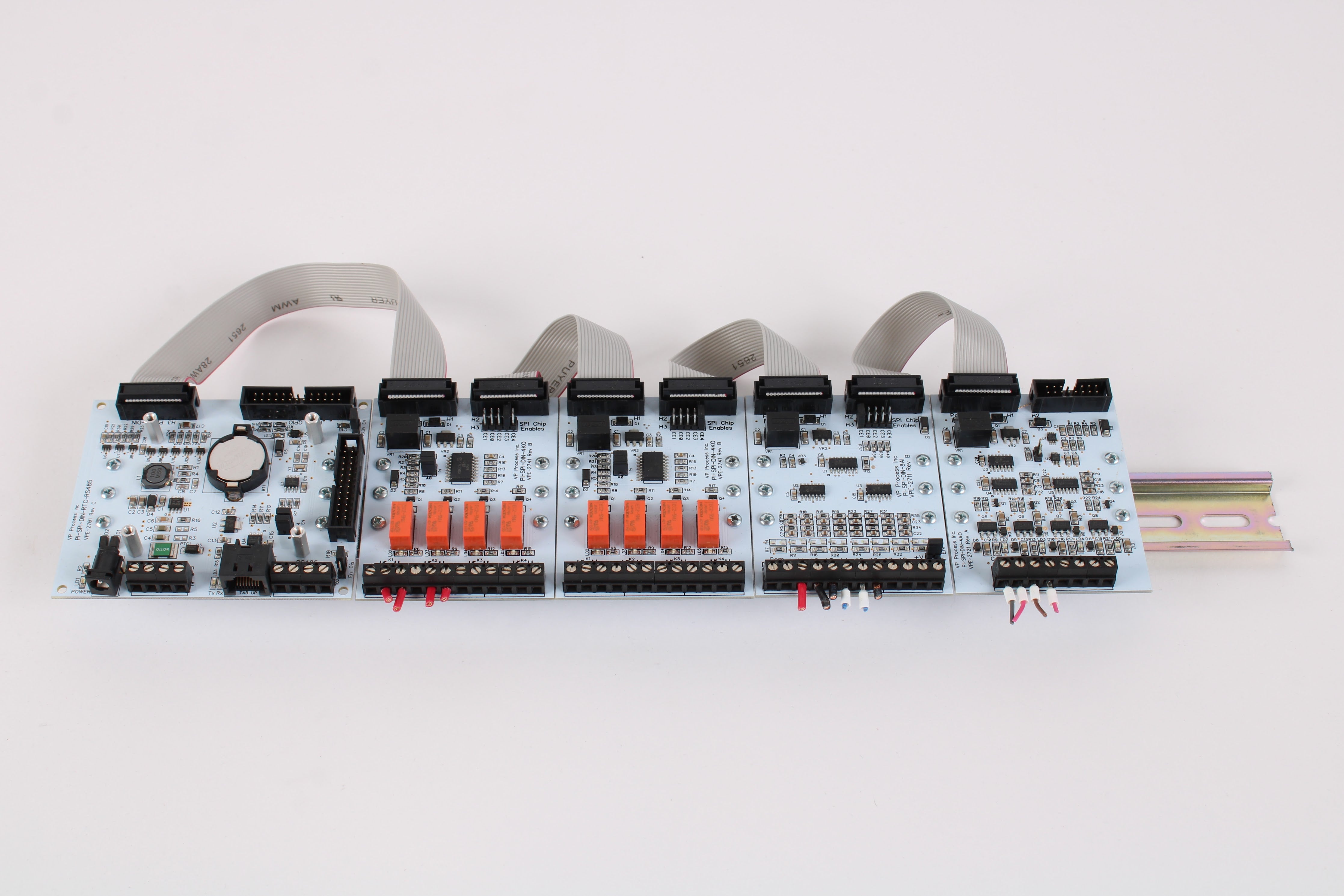 VP Process PI-SPI-DIN-RTC-RS485 / PI-4KO / P-8AI / PI-4AO Interfaces ...