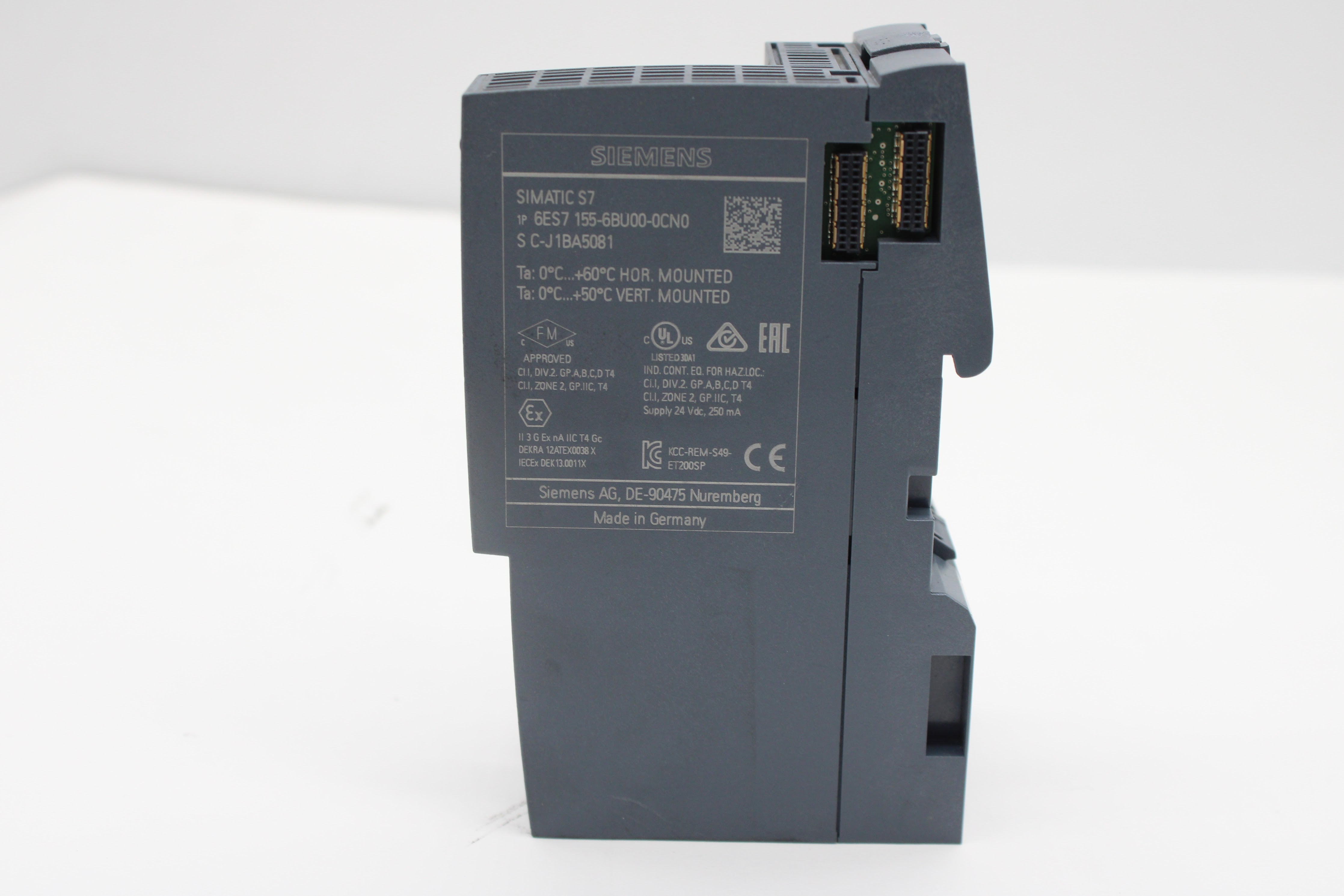 Siemens 6ES7155-6BU00-0CN0 Simatic S7 ET 200SP + 6ES7 972-0BB70-0XA0 P ...