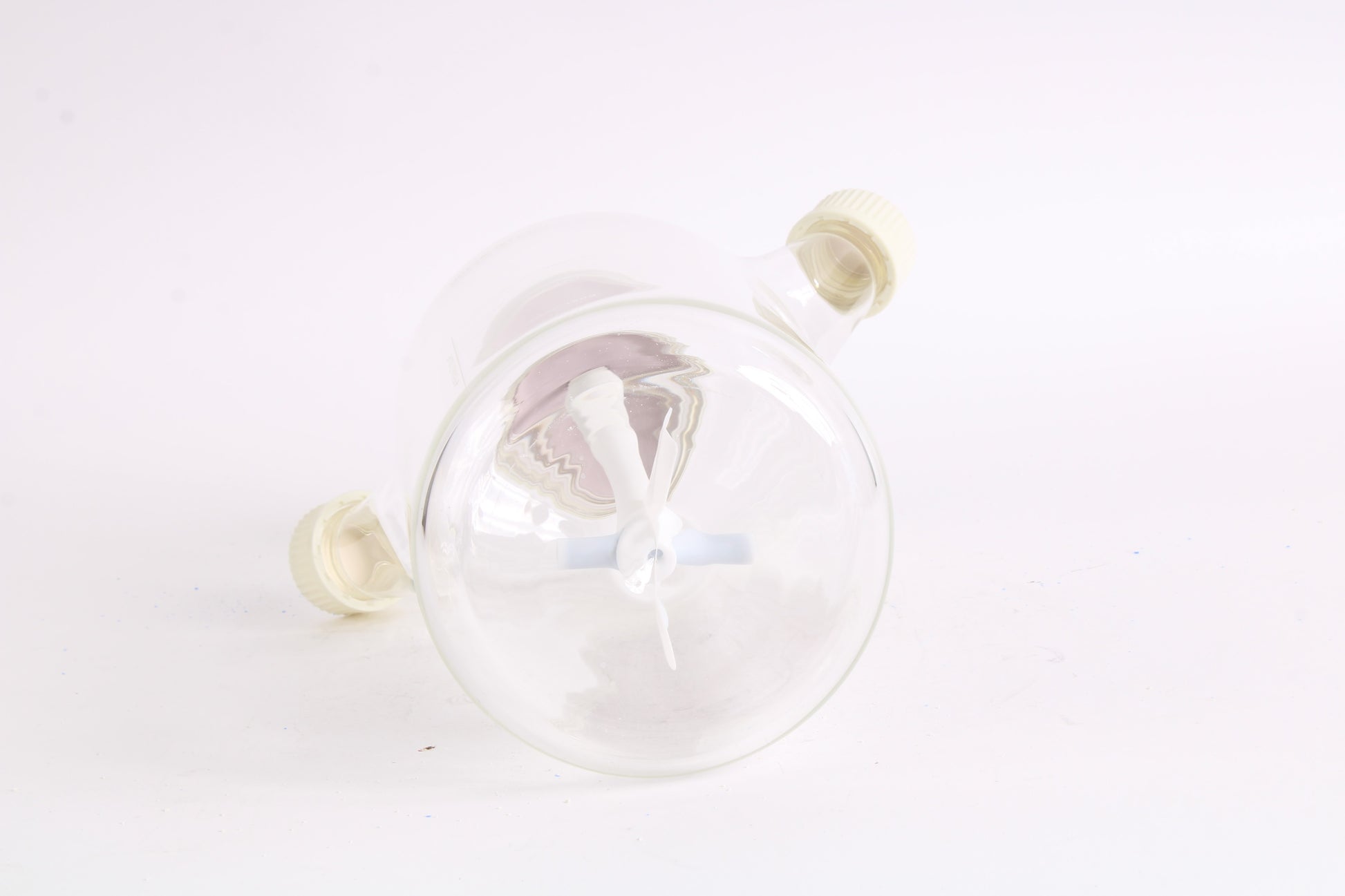 Wheaton 356887 Celstir 3000mL Double Sidearm Glass Spinner Flask NTC Tech