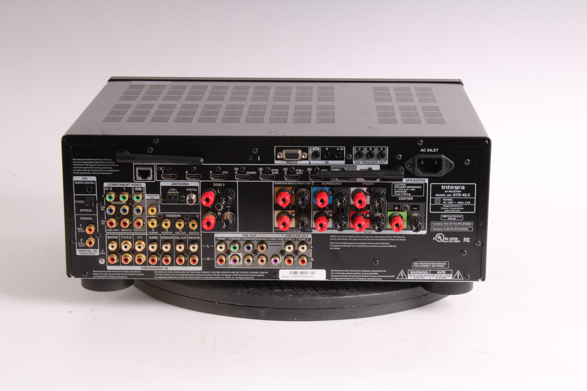 Dtr40 Integra DTR 40.5 Home Theater Audio Video 7.2 Channel Network AV Recei ...