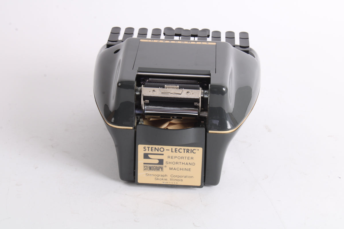 Sten Graph Stenograph Steno-Lectric Reporter Shorthand Machine – NTC Tech