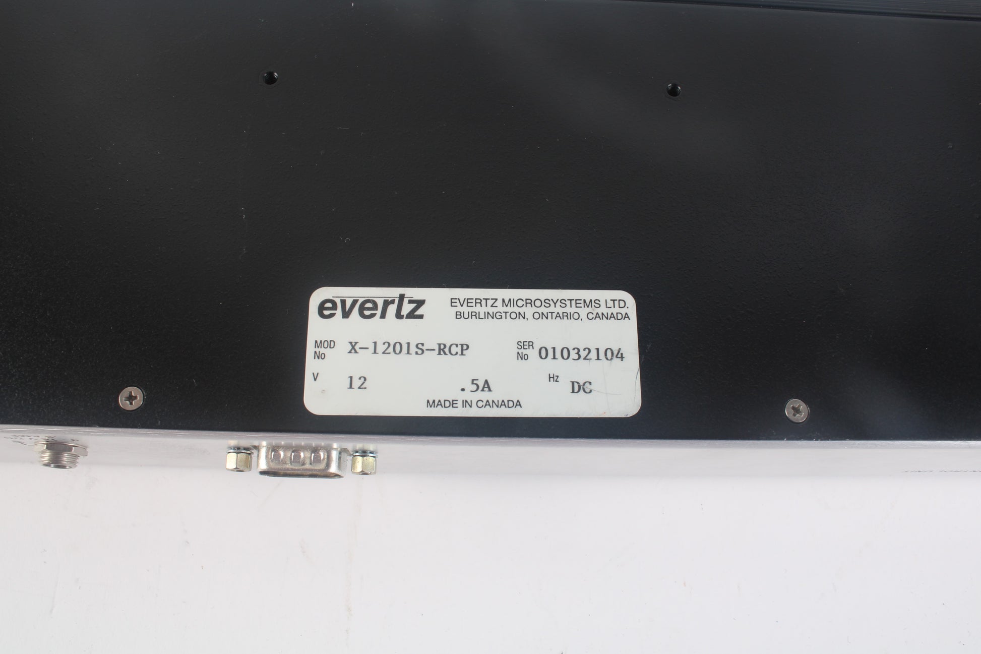 Evertz X-1201S-RCP 12x1 SDI Router X1201S – NTC Tech
