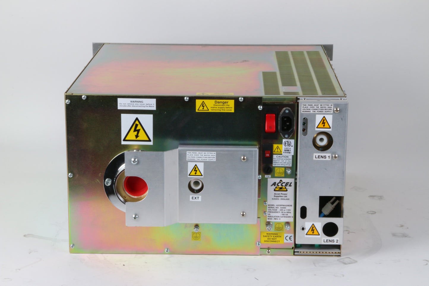 Accel AX35PMAG/8D/B Fib Power Supply AS IS NTC Tech