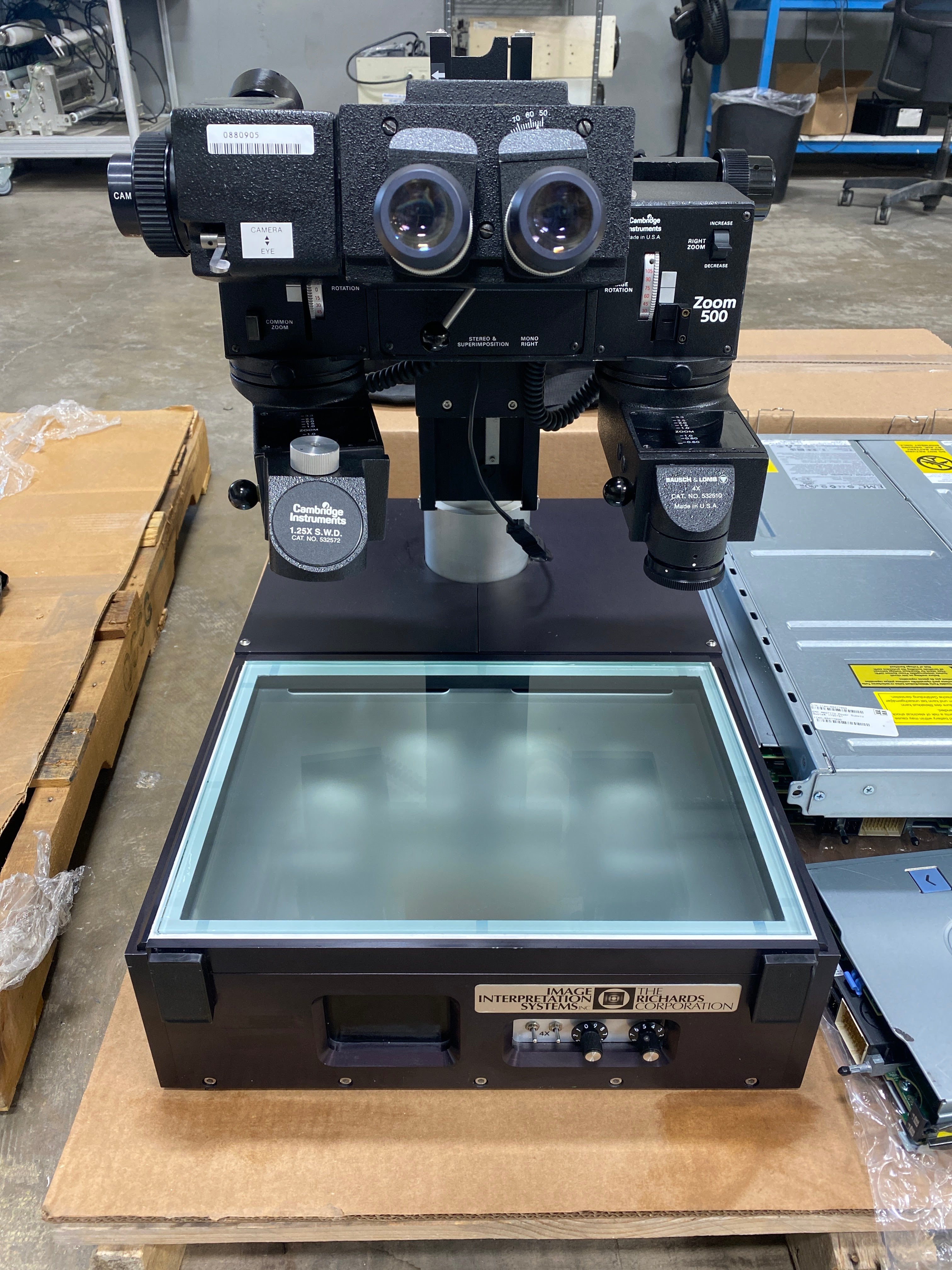 Image Interpretation System 532500 Microscope Richards Portable Table ...