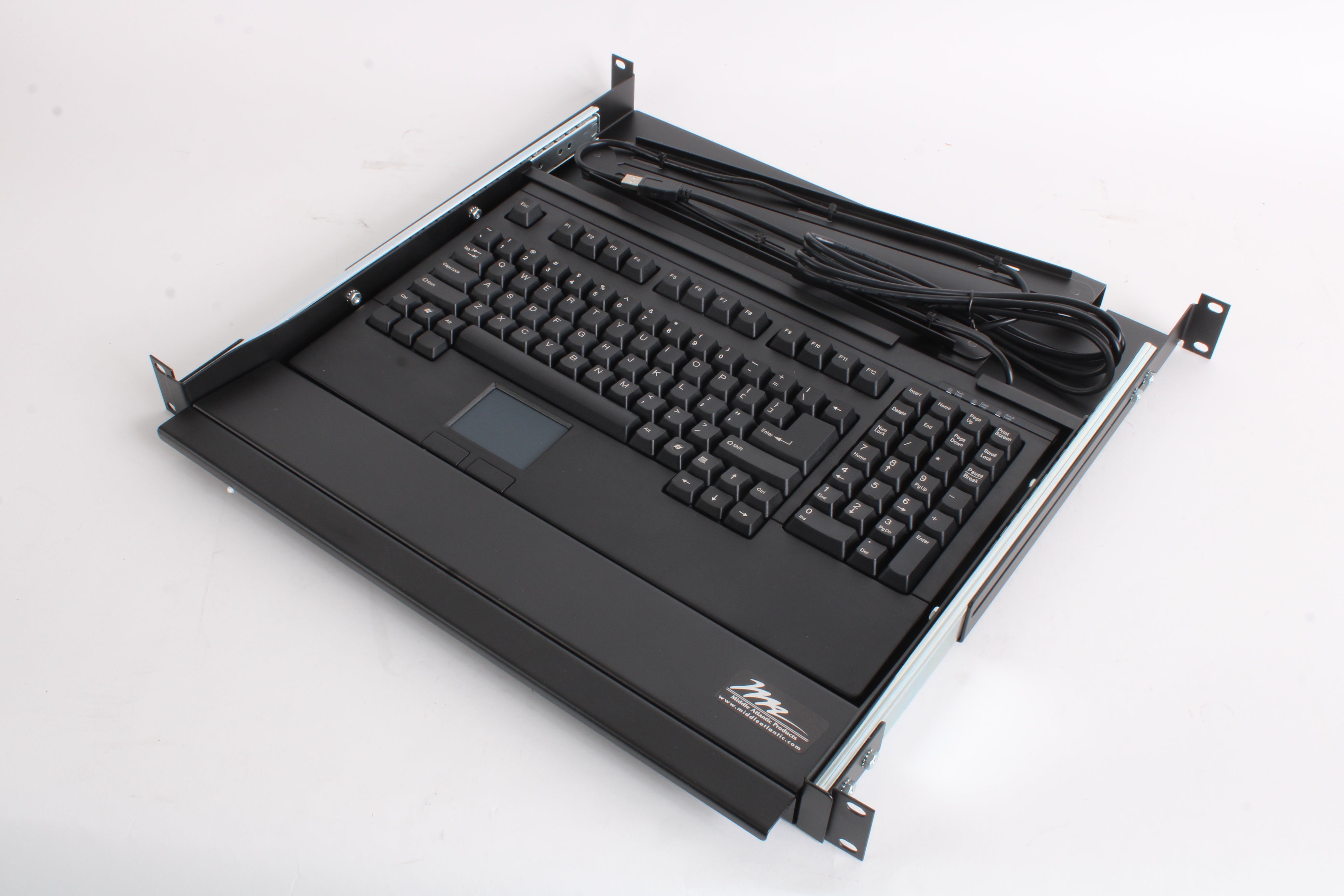 Rm Keyboard Middle Atlantic RM-KB 1 Space Sliding Shelf Computer Keyboard – NTC Tech