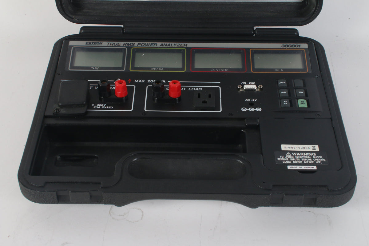 True Rms Power Module Extech 380801 Industrial Portable True RMS Power Analyzer- AS IS – NTC Tech