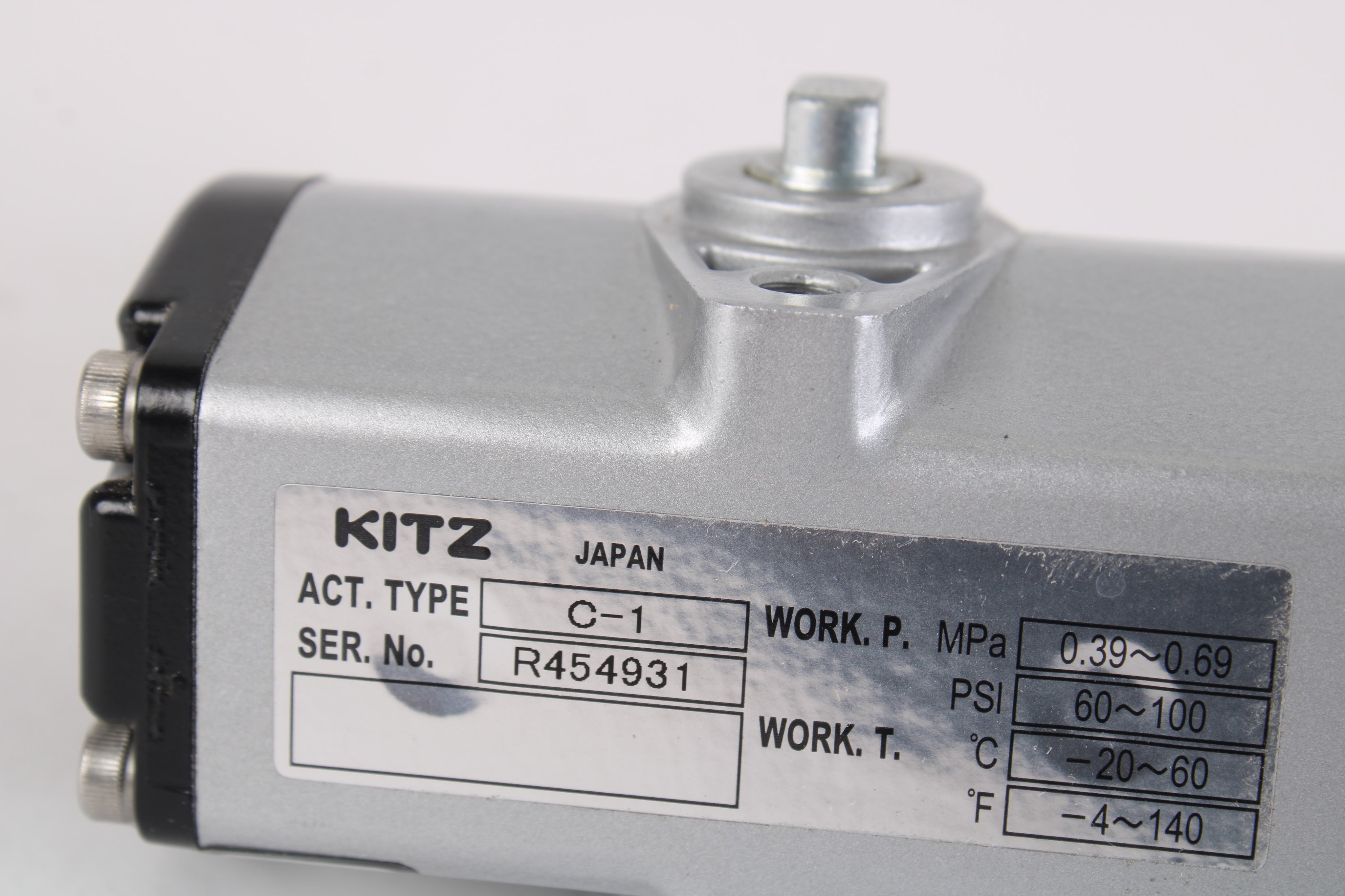 Kitz C-1 Pneumatic Actuator Compact Ball Valve Double Action – NTC Tech