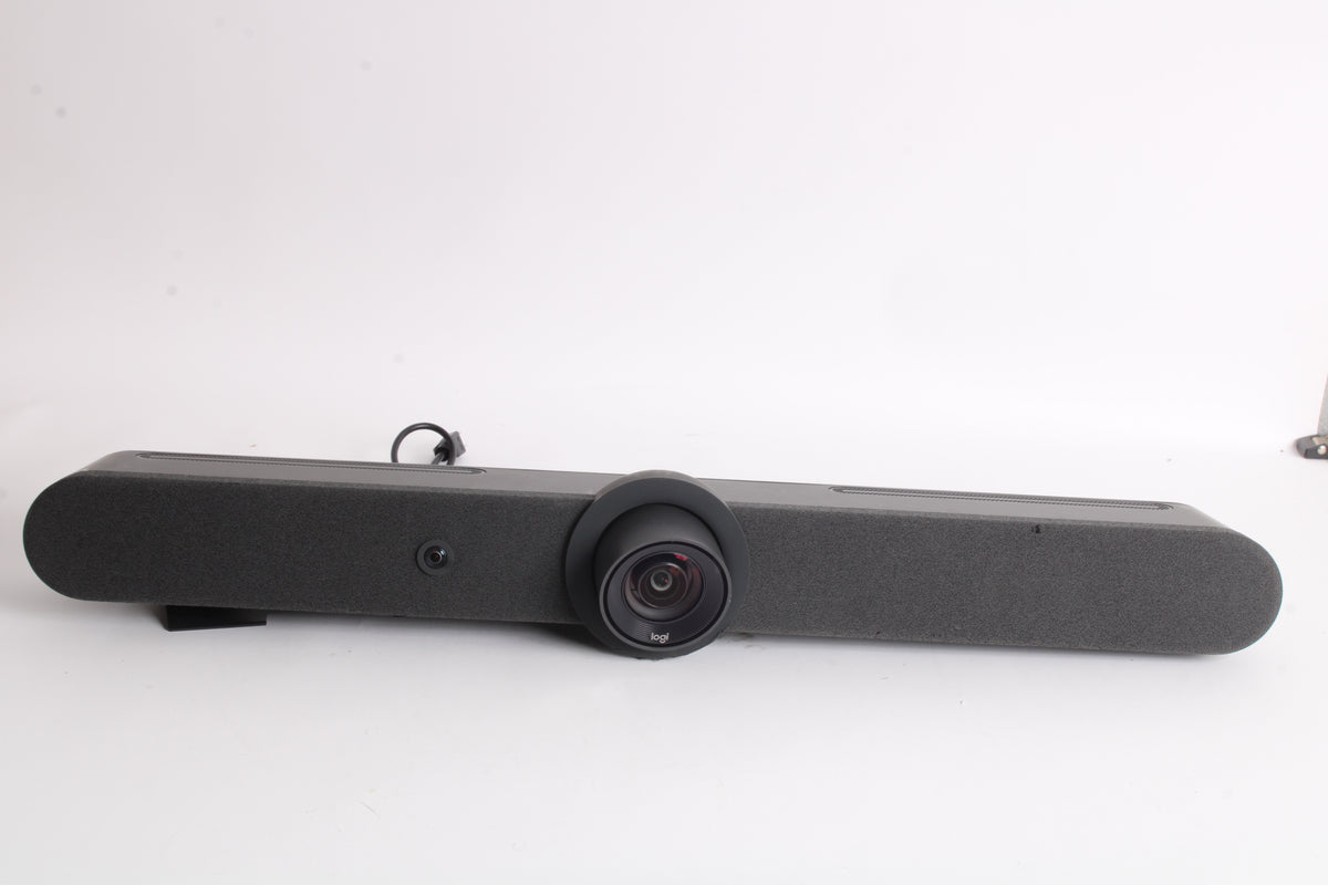 Logi Rally Camera Serial Logitech VR00019 Rally Bar Camera and Speakerphone With Power Supply ...