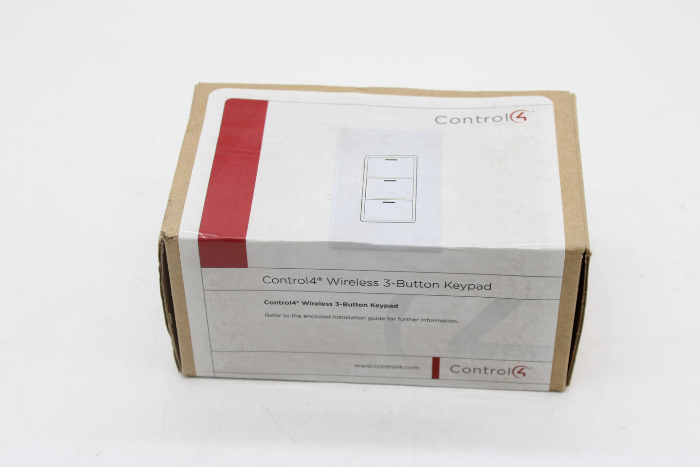 Control4 C4-KP3-Z-WH 3 Button Keypad, White 876389004997 - NEW – NTC Tech