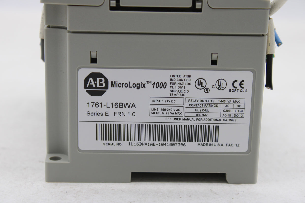 1761-L10BWA Micro Logix 1000 PLC Module 1761-L10BWA Sealed in Box 1 1761-L10BWA Micro Logix 1000 PLC Module 1761-L10BWA Sealed in Box 1