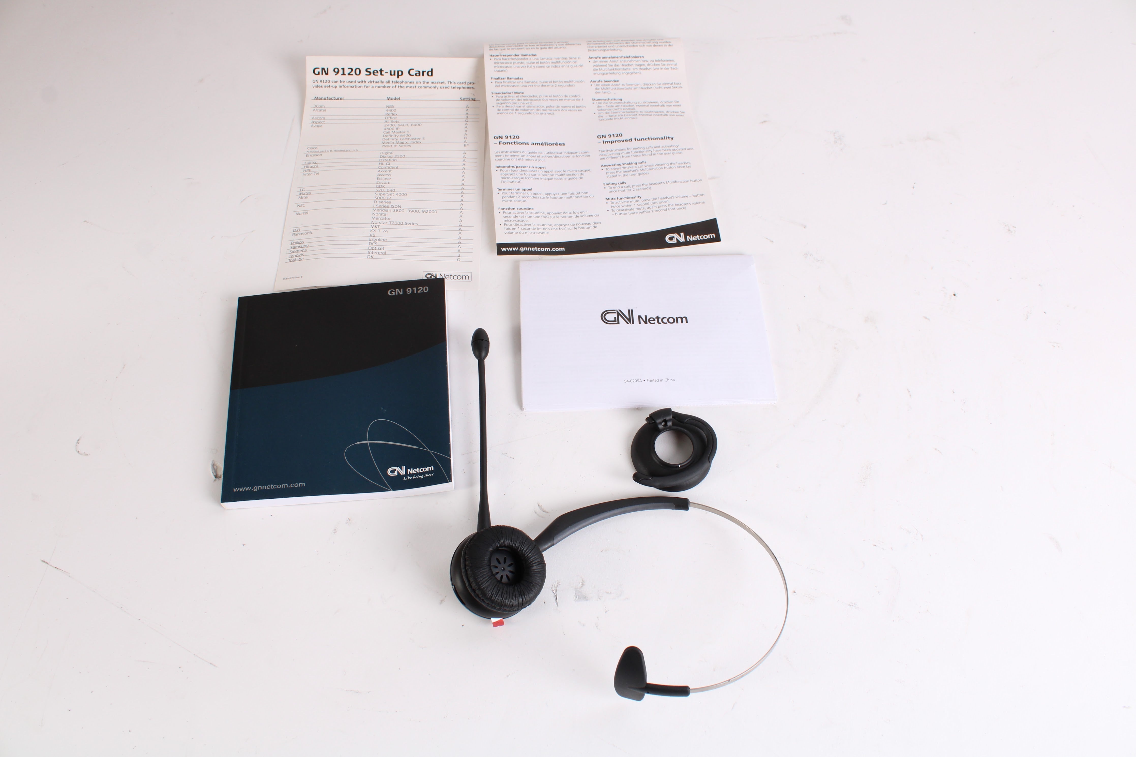 Netcom Equipment GN Netcom Inc. 9128-05 Headset and Microphone 2.4GHz – NTC Tech