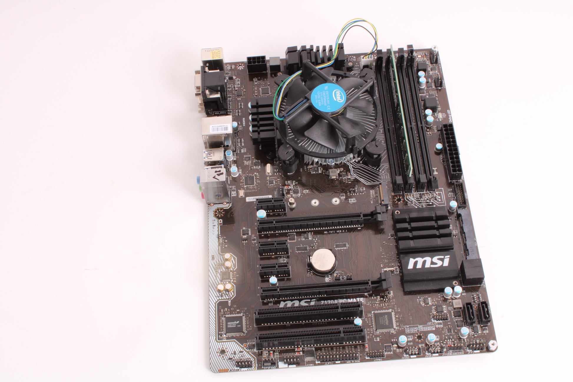 MSI Z170A PC MATE Motherboard W/ Intel i5-6600K 4GB