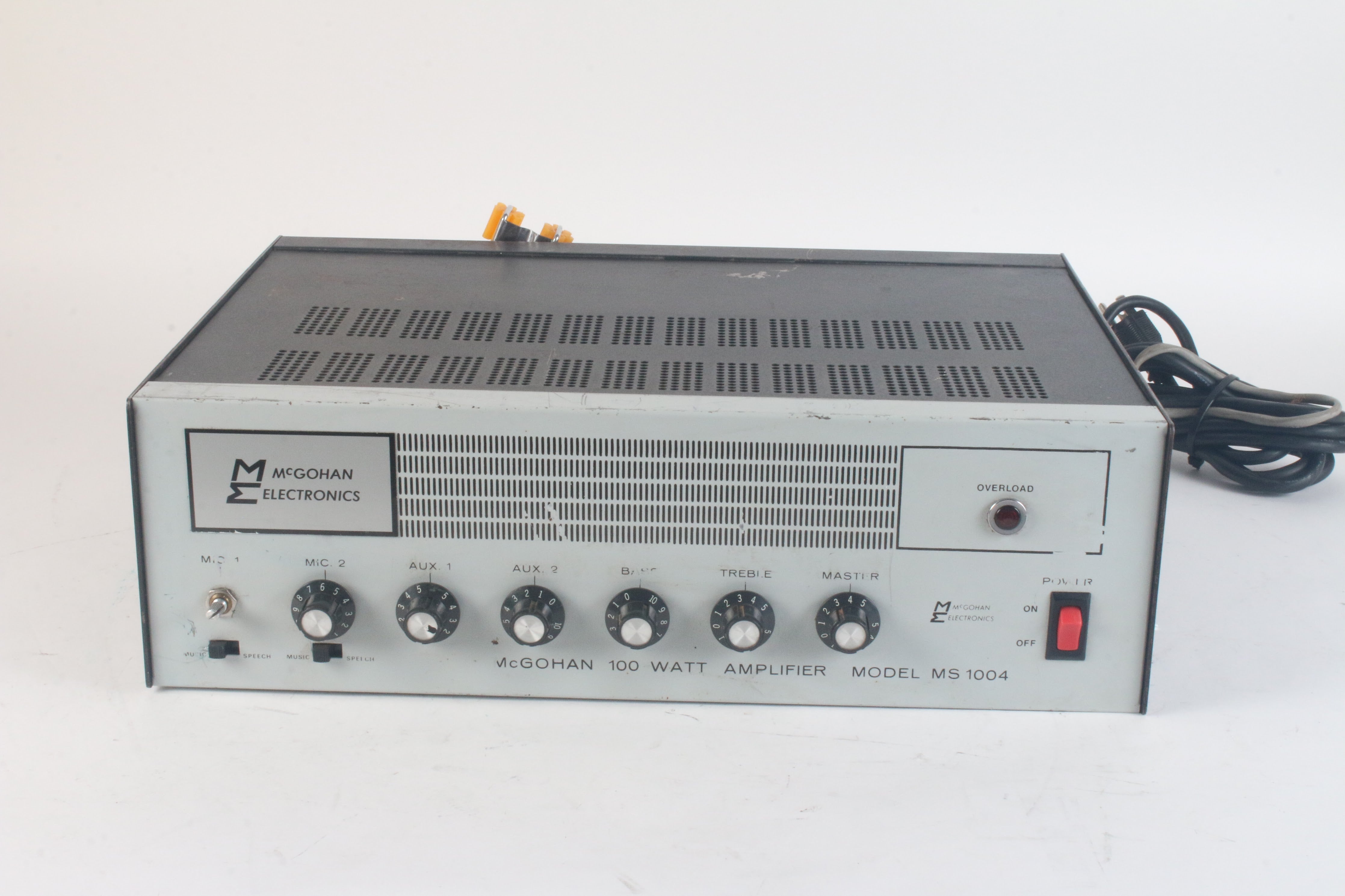 Mcgohan Electronics MS 1004 150 Watt Vintage Amplifier 6Amps – NTC Tech