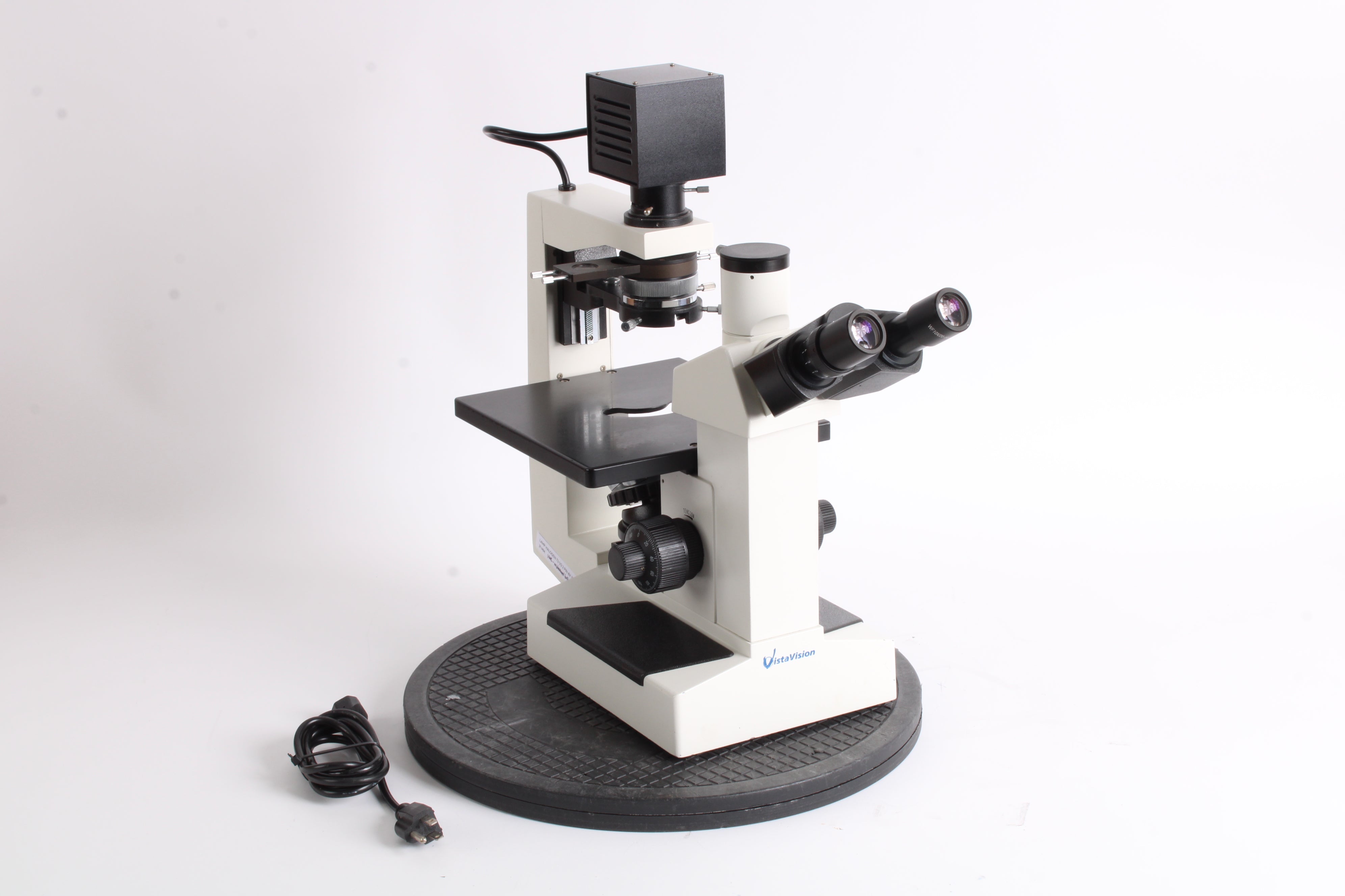 VWR VistaVision Inverted Microscope With 2x: WF10X/20 Eyepieces and 5 ...