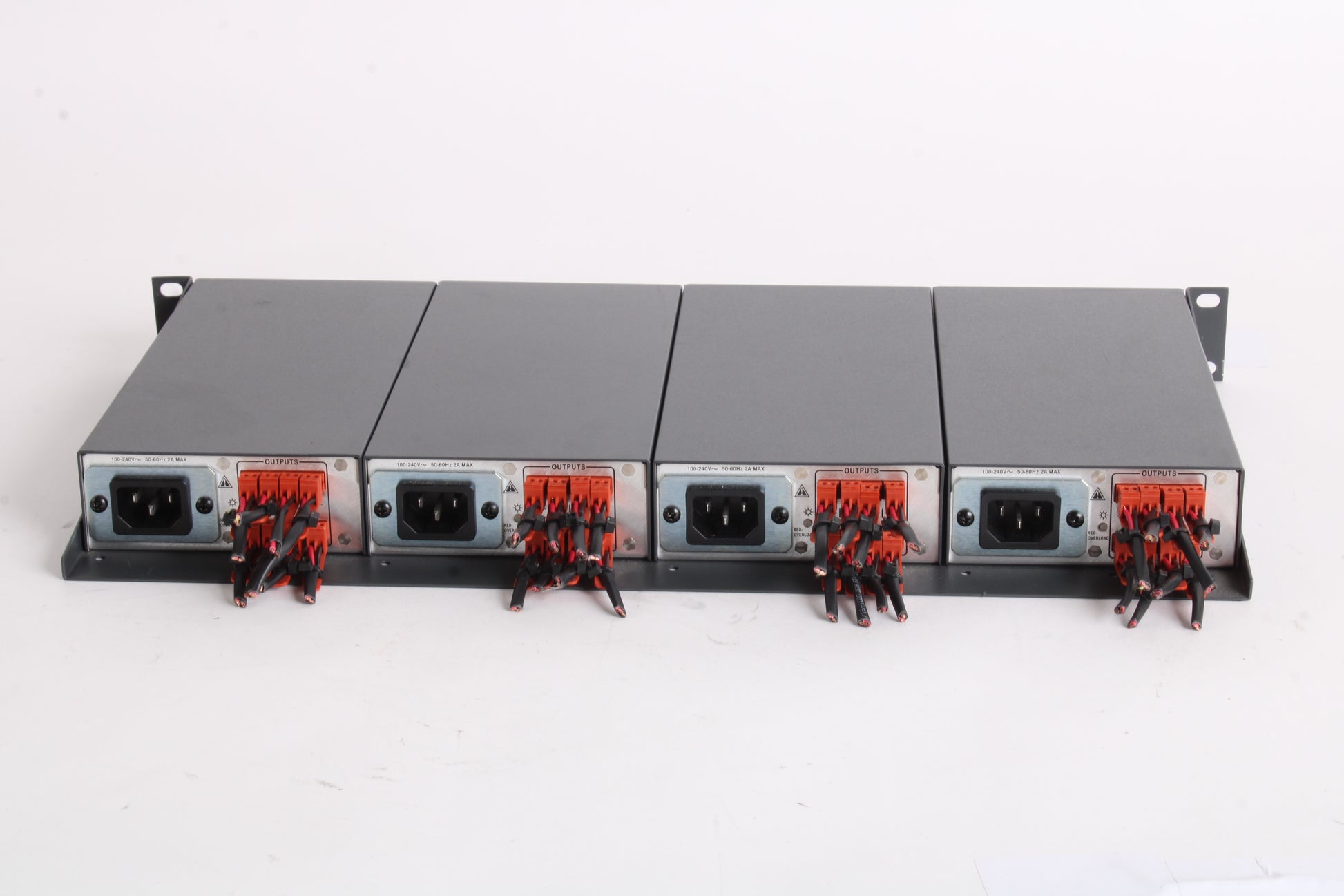 Extron PS 124 Multiple Output 12VDC 4A Power Supply Set of 4 with Brac ...