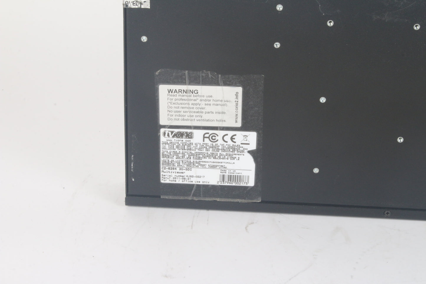 TV One C2-6204 3G-SDI CORIOview 3G SDI Multiviewer Processor - Fair Co ...