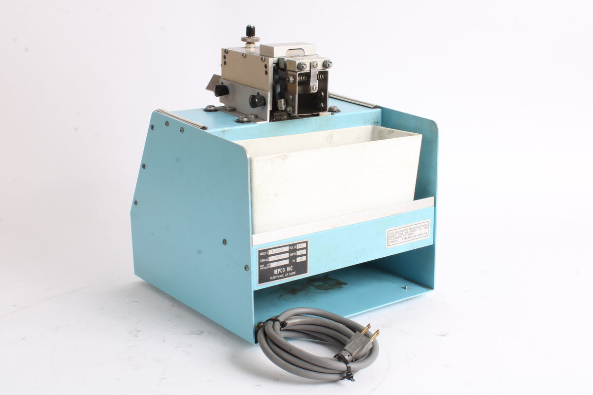 Hepco Machine Hepco 1500-1 Radial Lead Trimming Machine – NTC Tech