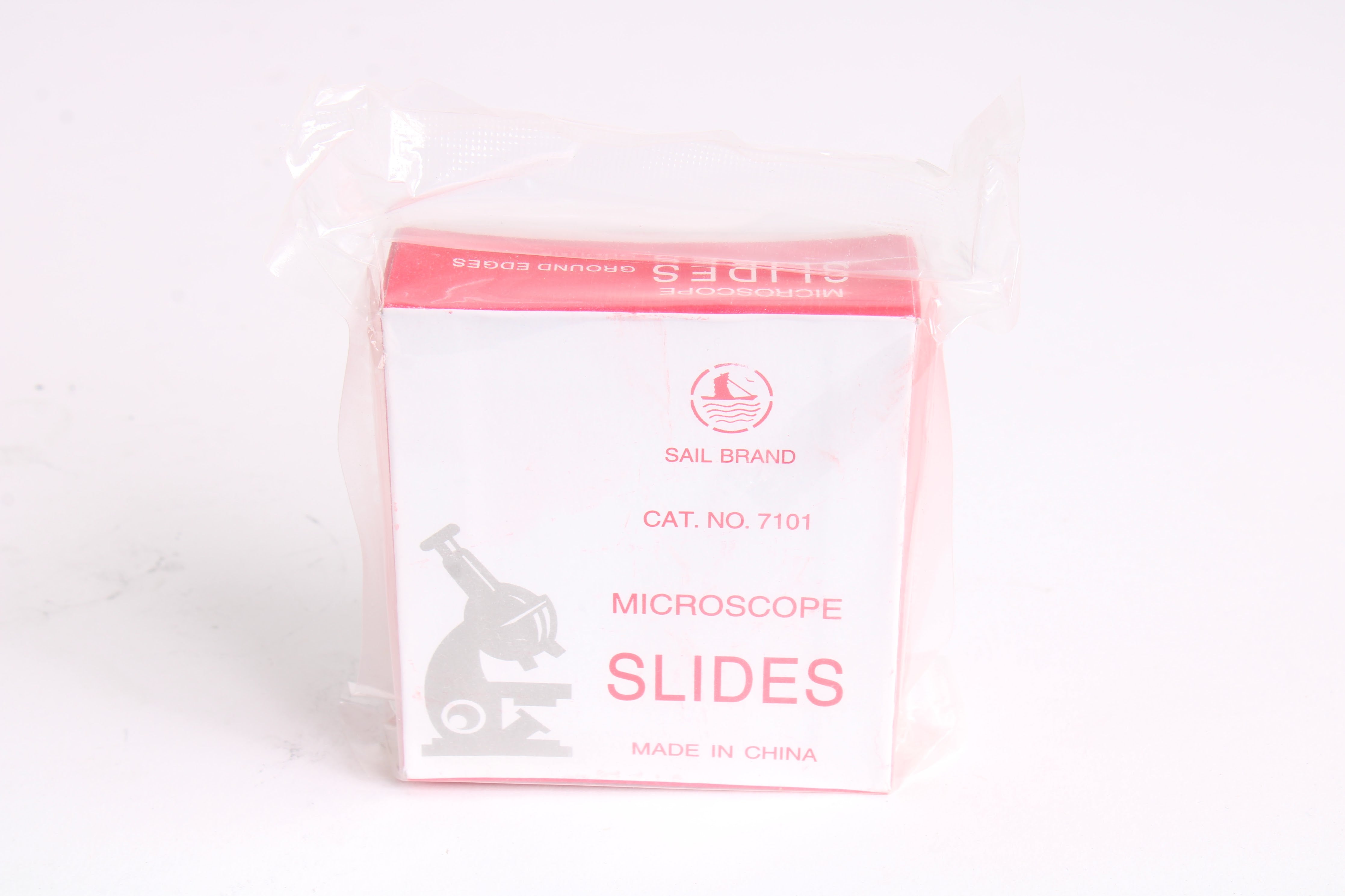 Sail Brand Cat No. 7101 Microscope Clear Glass Slides 72/Pcs NEW