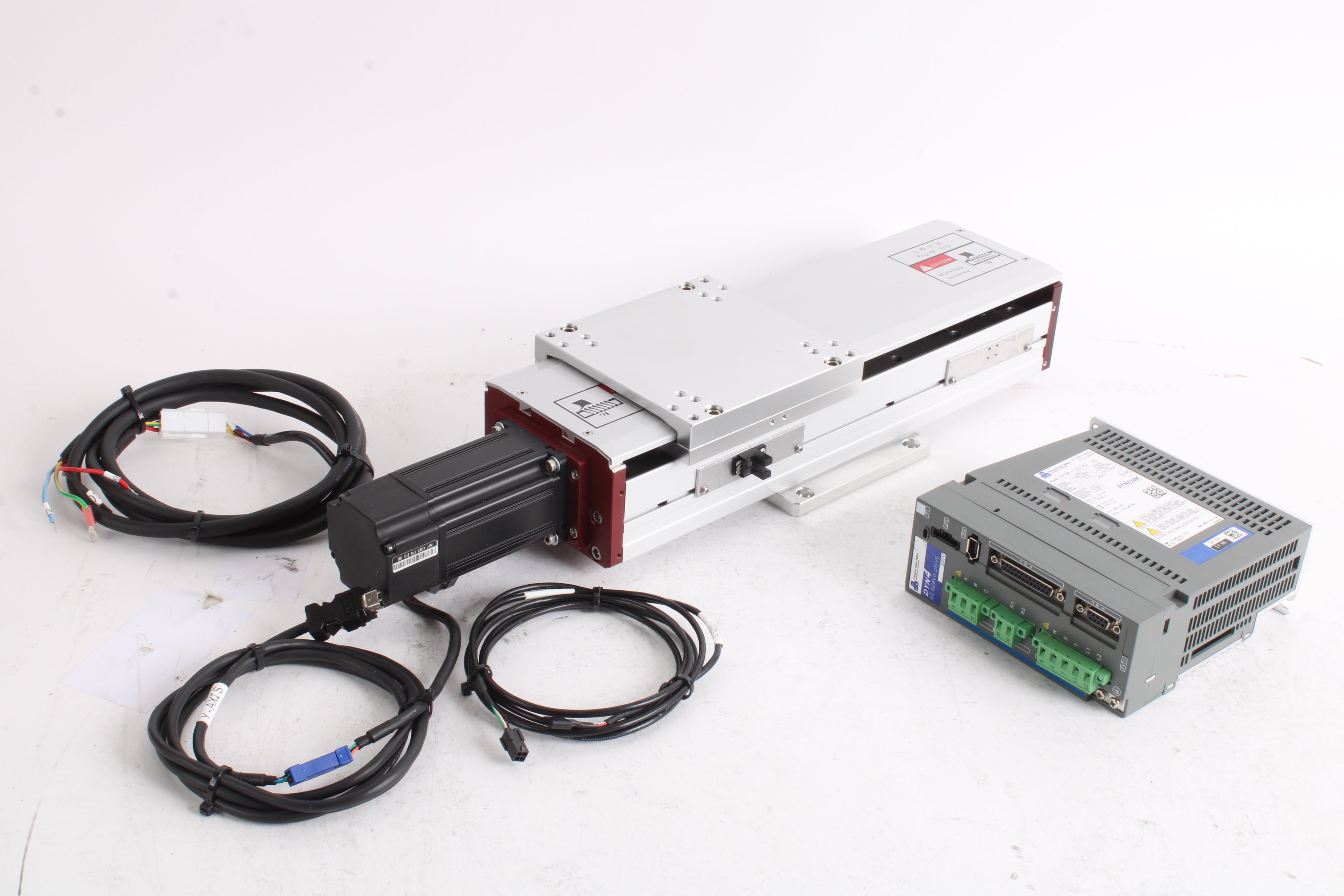 Dynamic Motor Replacement Dynamic Motor Motion DYN4-L01 A2-00 W/ 640-DST-A6HK1 Motor & Linear St ...