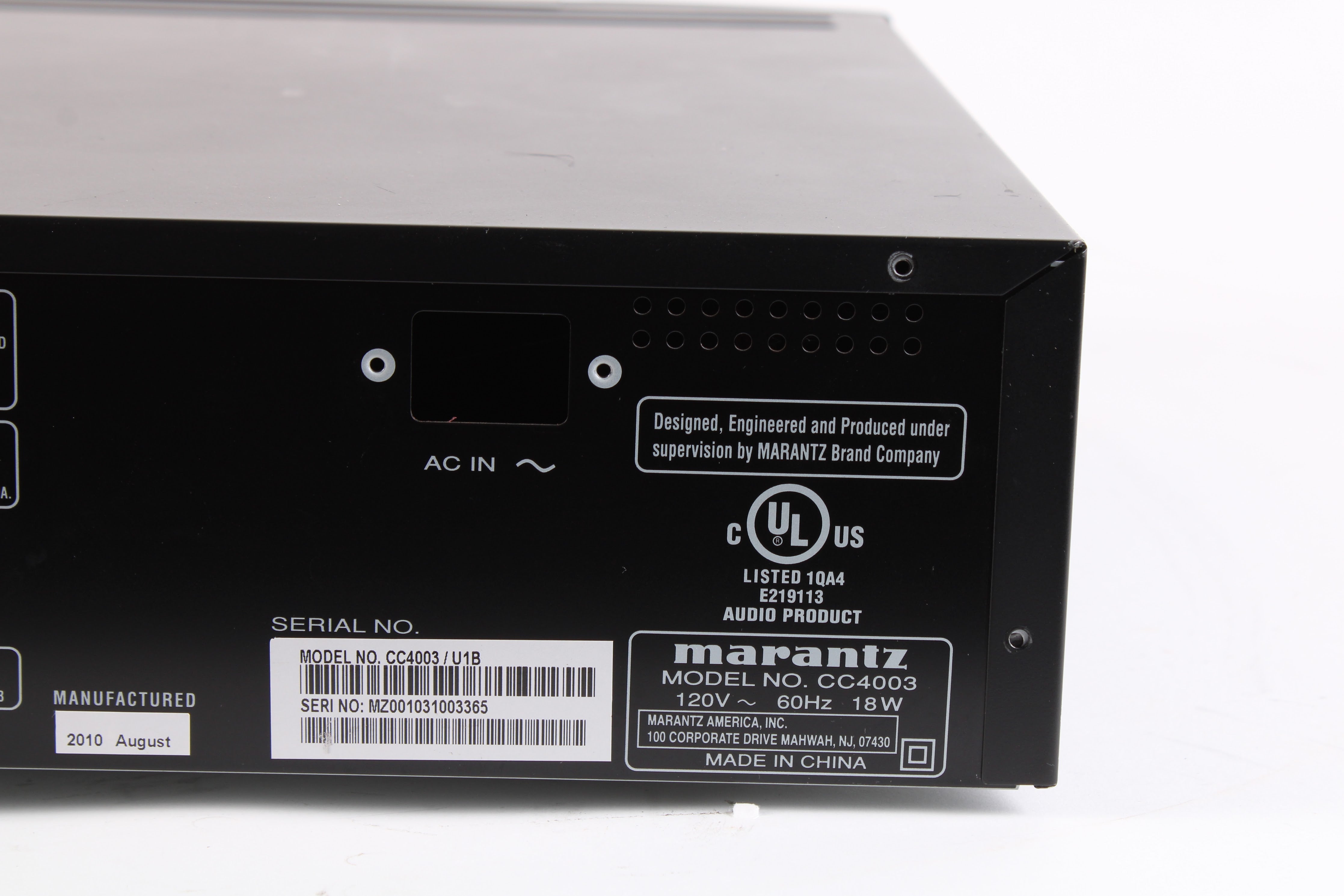 Marantz CC4003 5 Disc CD Changer - AS IS – NTC Tech
