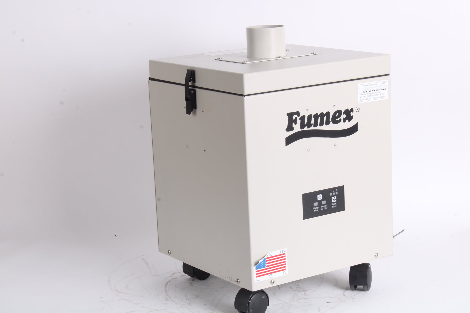 Fumex FA1M Mini Standard Filter Filtration HardWired Power Cord