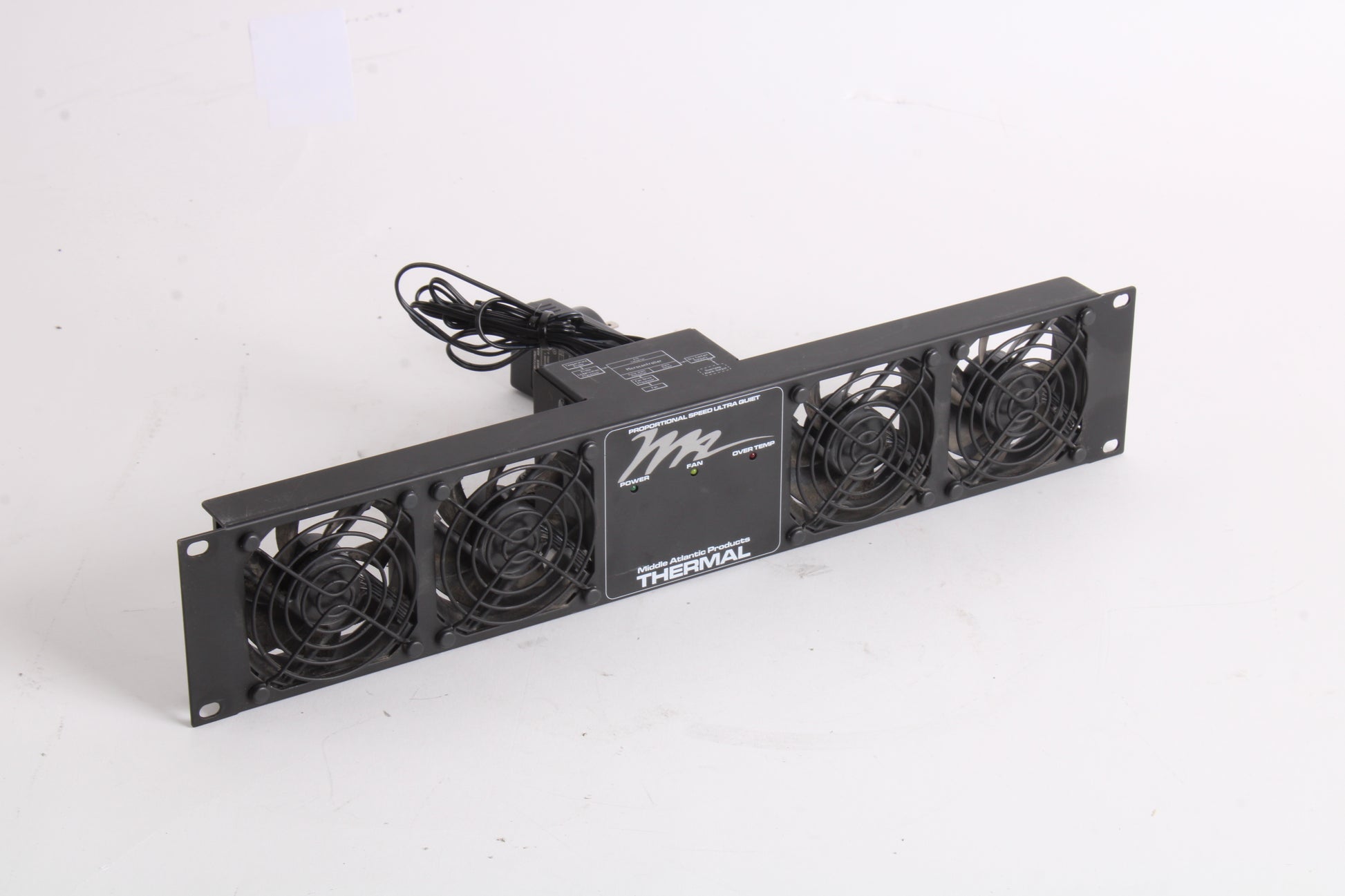 Legrand AV | Middle Atlantic UQFP-4RA-I/O 100 CFM Fan Panel, 30dB, Anodized, Intake/Exhaust Legrand AV | Middle Atlantic UQFP-4RA-I/O 100 CFM Fan Panel, 30dB, Anodized, Intake/Exhaust