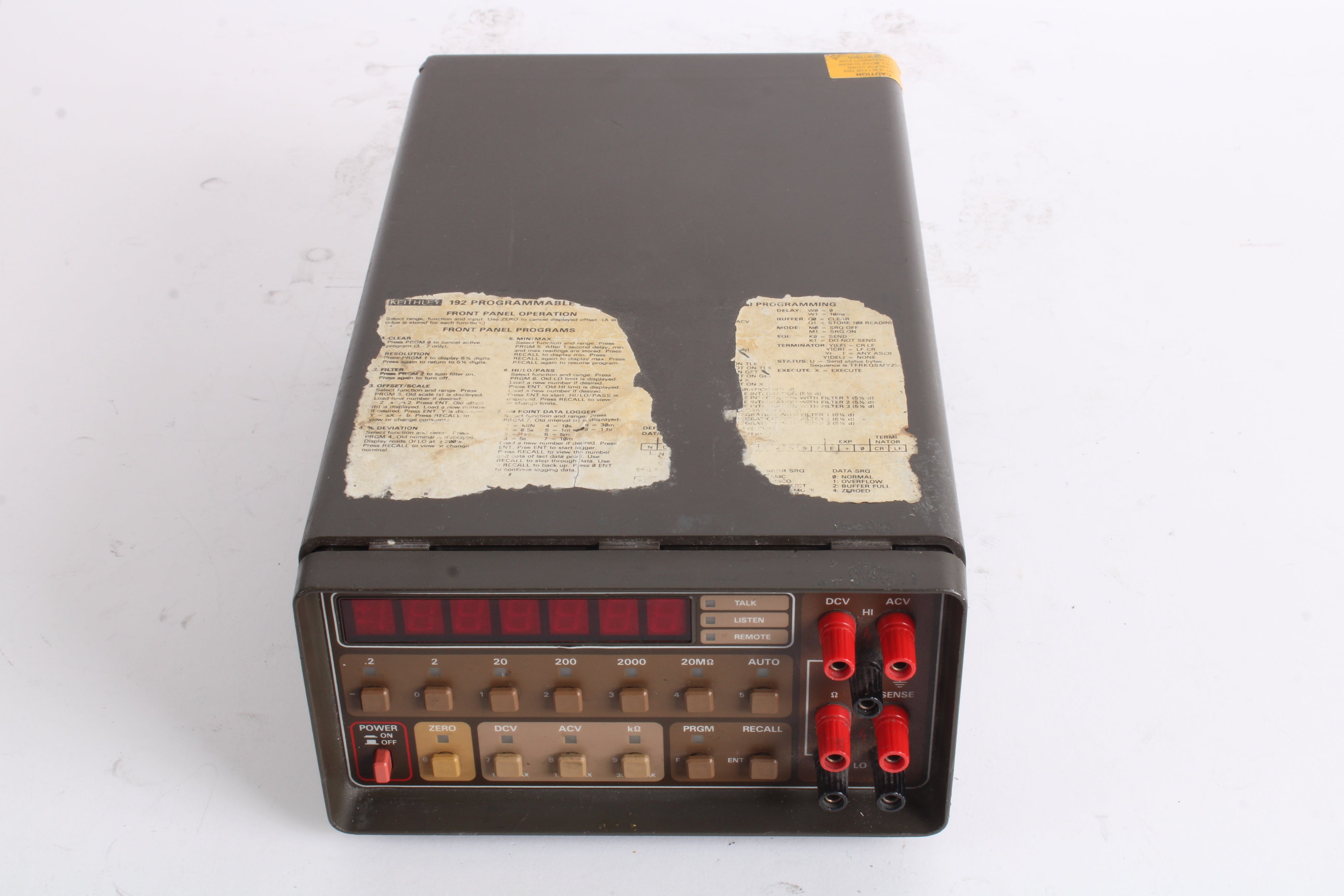 Keithley 192 Programmable DMM Digital Multimeter - Fair Condition – NTC ...